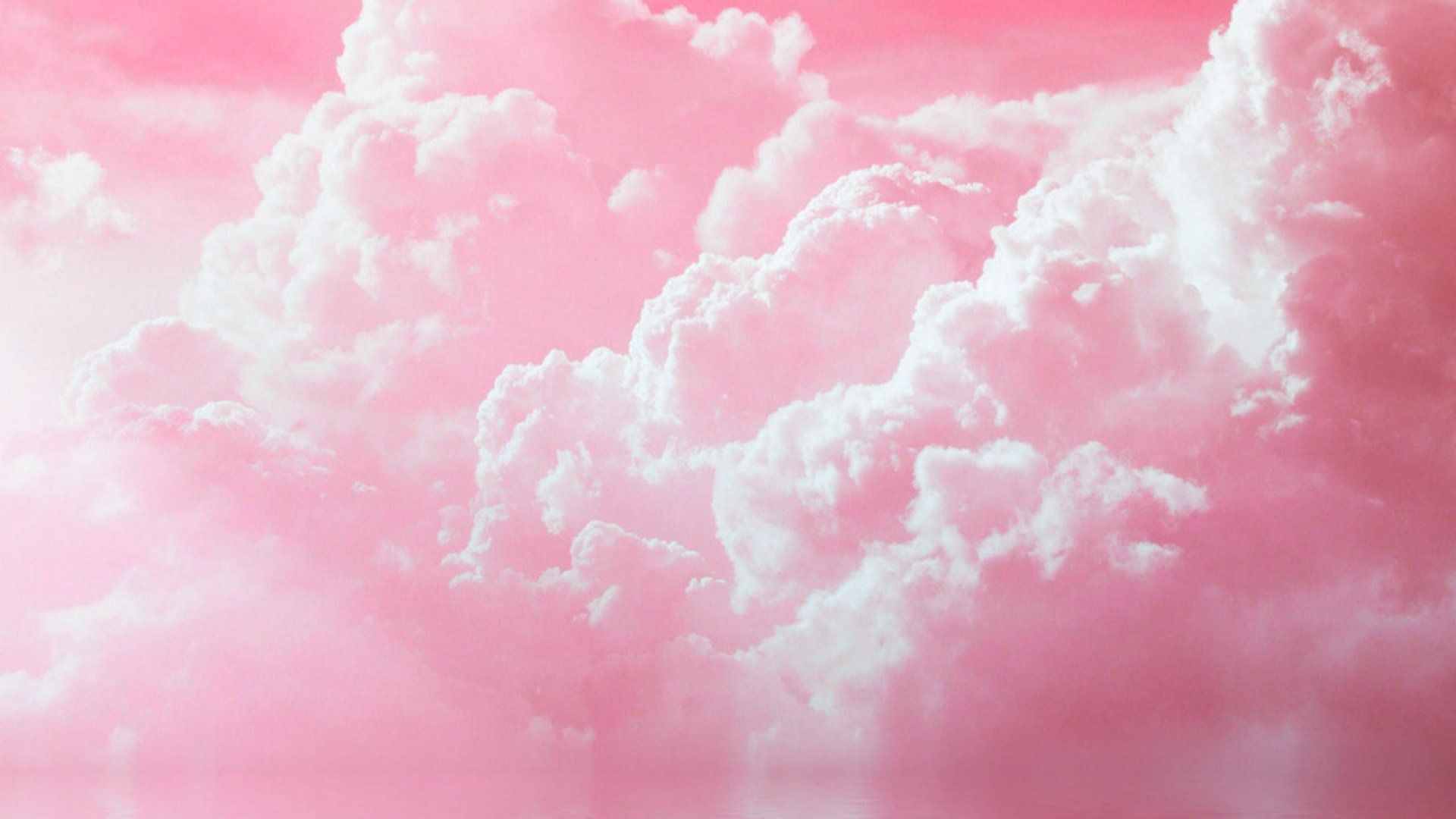 Rainbow in Pink Sky Wallpaper - Aesthetic Rainbow Wallpaper HD