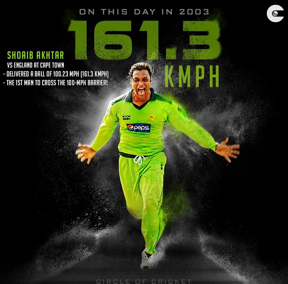 When Shoaib Akhtar set a new benchmark for all the pace bowlers
