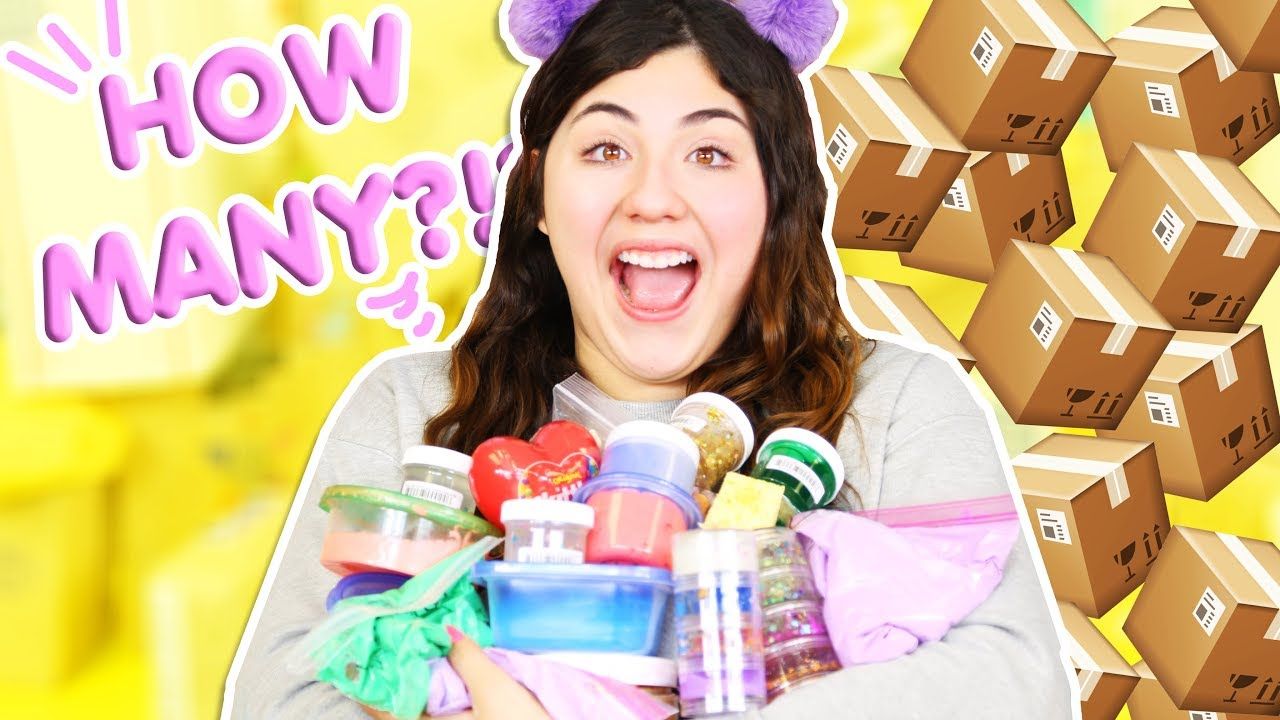 HOW MANY SLIMES DID YOU GUYS SEND ME!?!?! Subscriber slime review