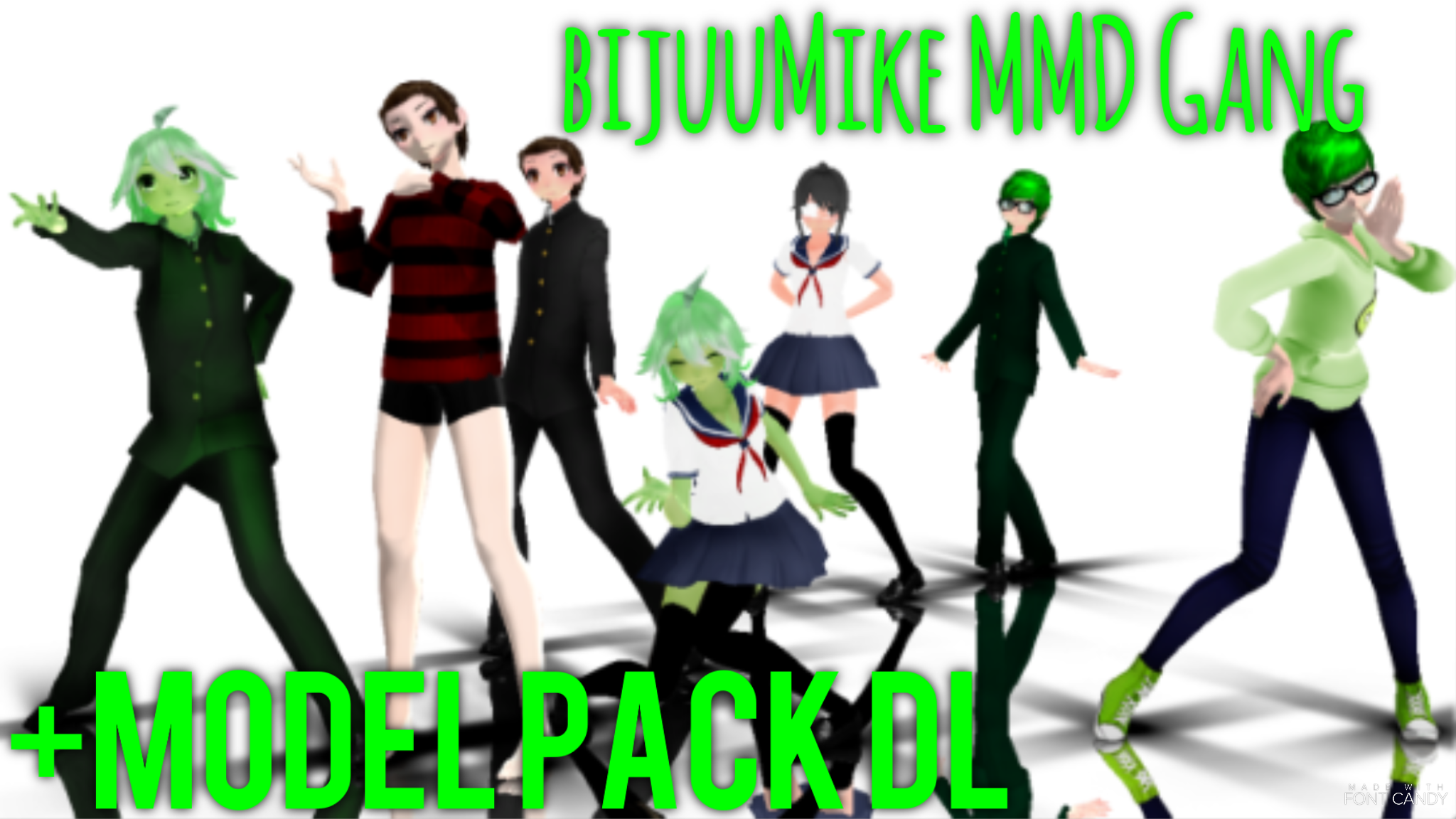 MMD BijuuMike Gang {Model Pack DL} By Alex MMD Studios