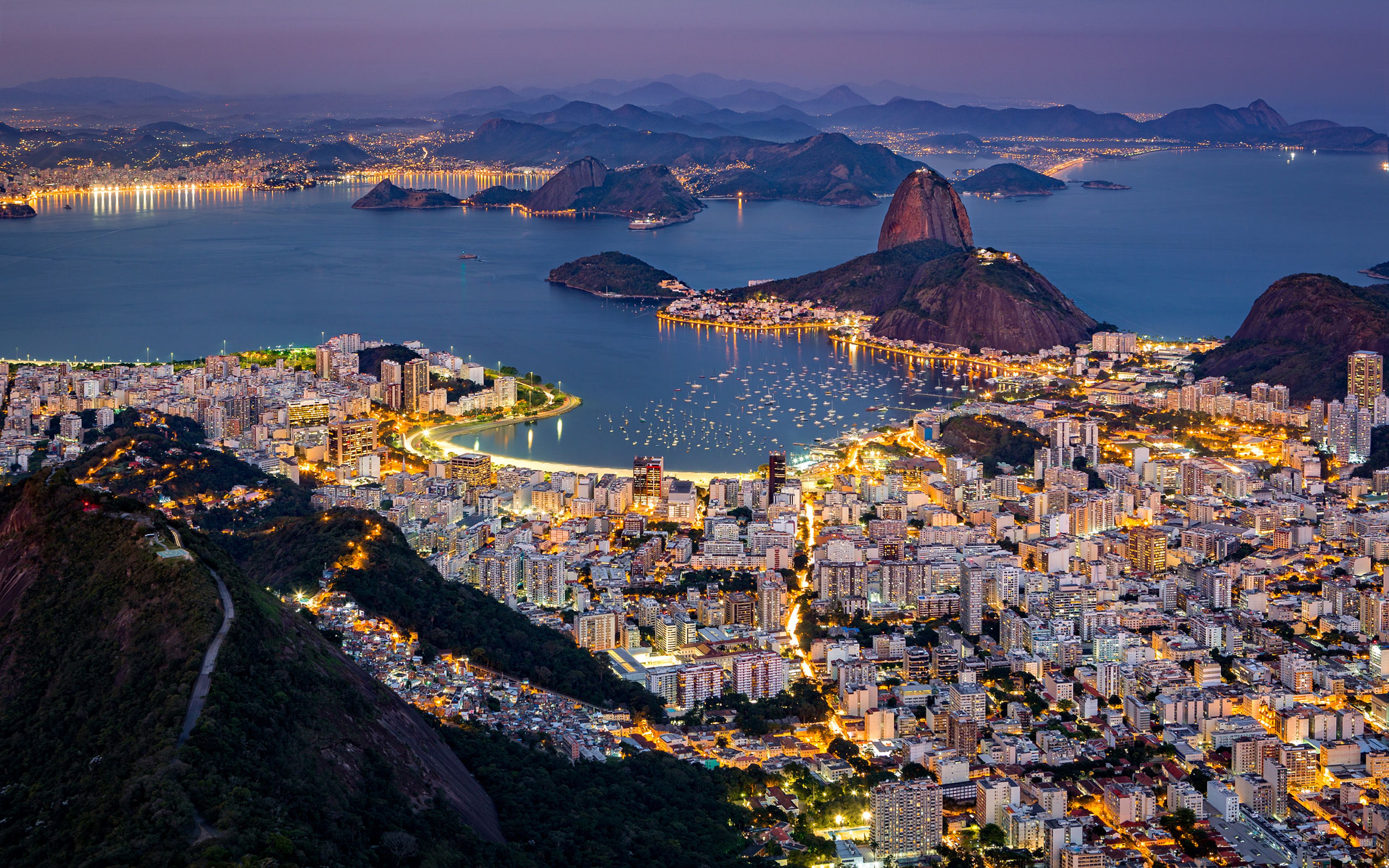 Rio De Janeiro Brazil South America Aerial Photography 4k Ultra HD
