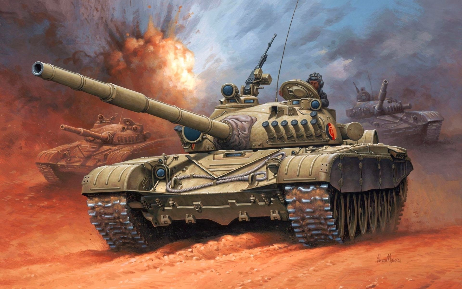 Army tank wallpaper
