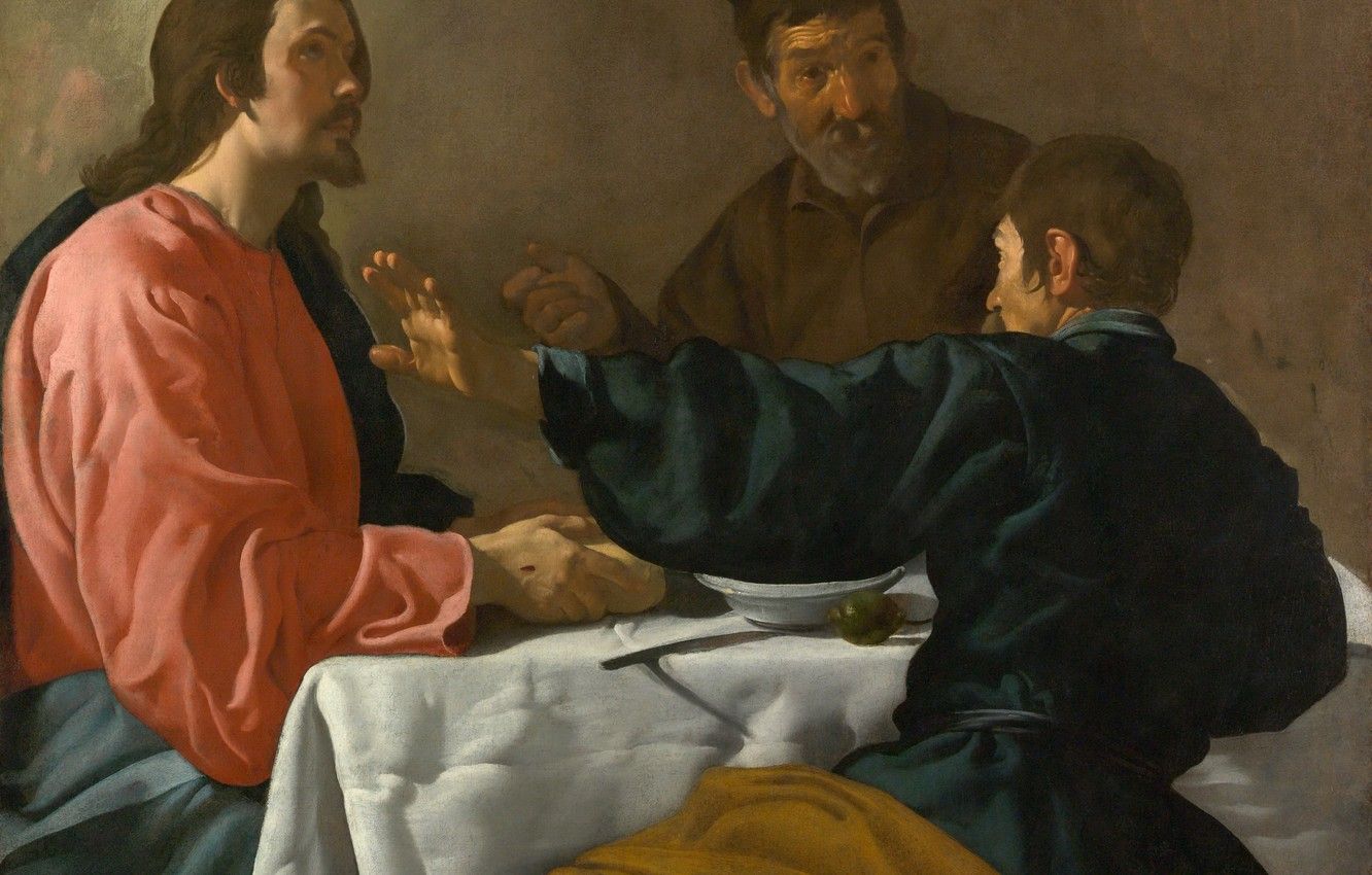 Wallpaper picture, religion, Supper at Emmaus, mythology, Diego