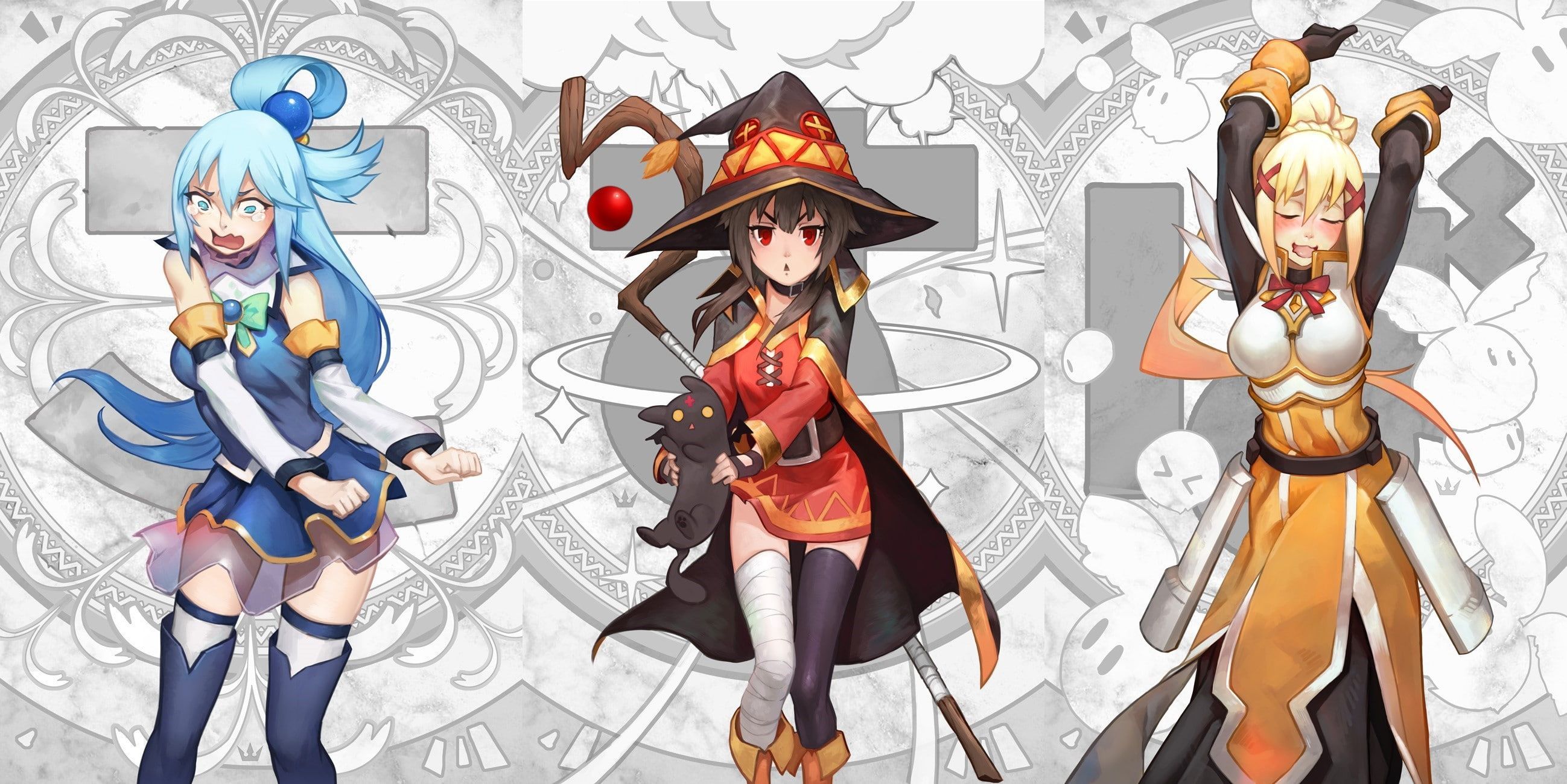 Kono Subarashii Sekai ni Shukufuku wo! #Megumin #chomusuke Aqua