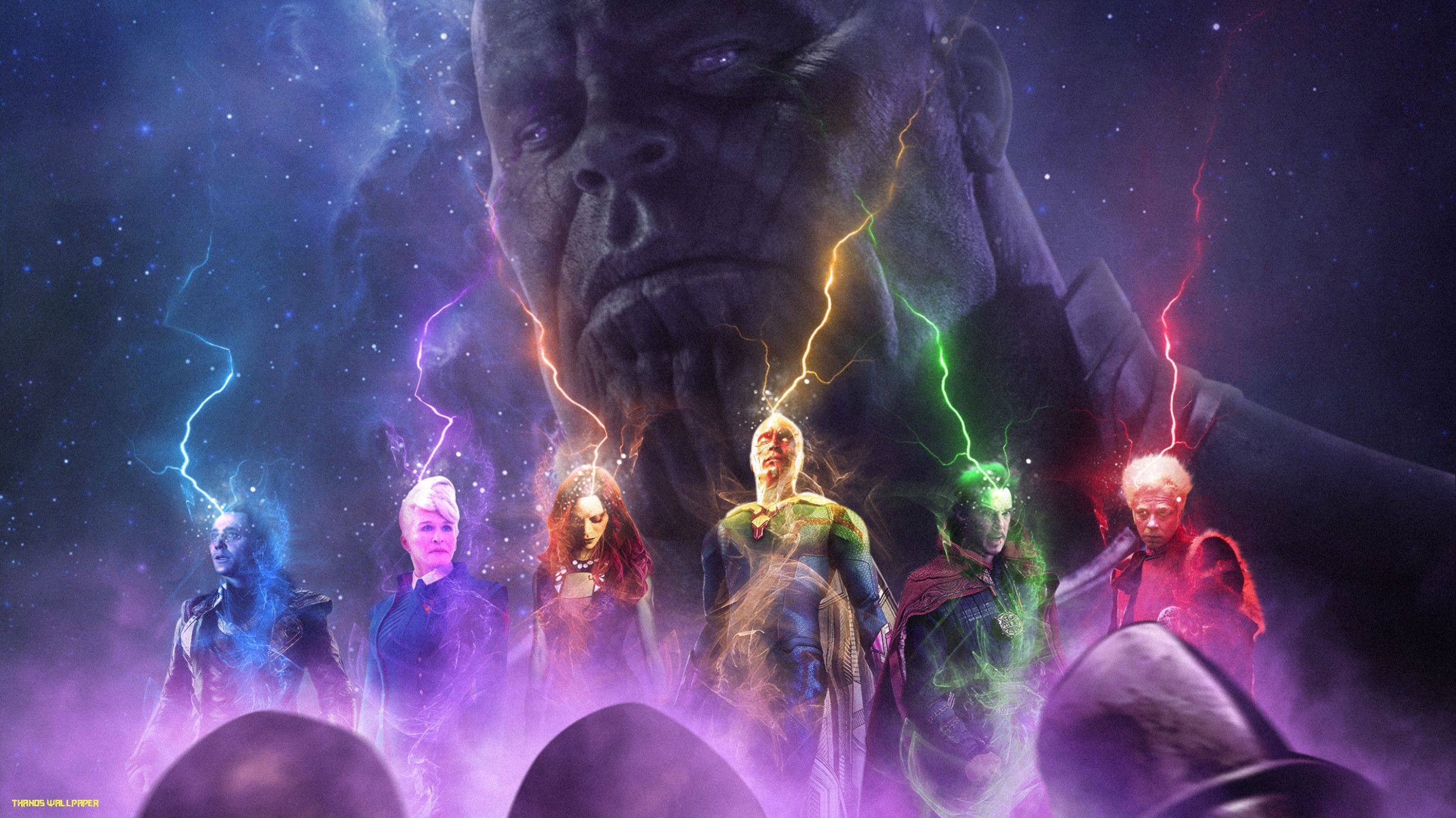Thanos vs Avengers Wallpaper. HD Wallpaper. ID