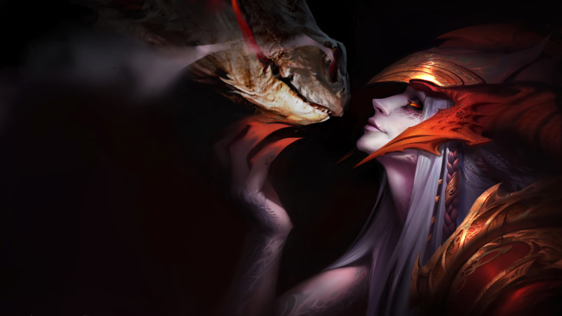 Shyvana (League Of Legends) HD Wallpaper