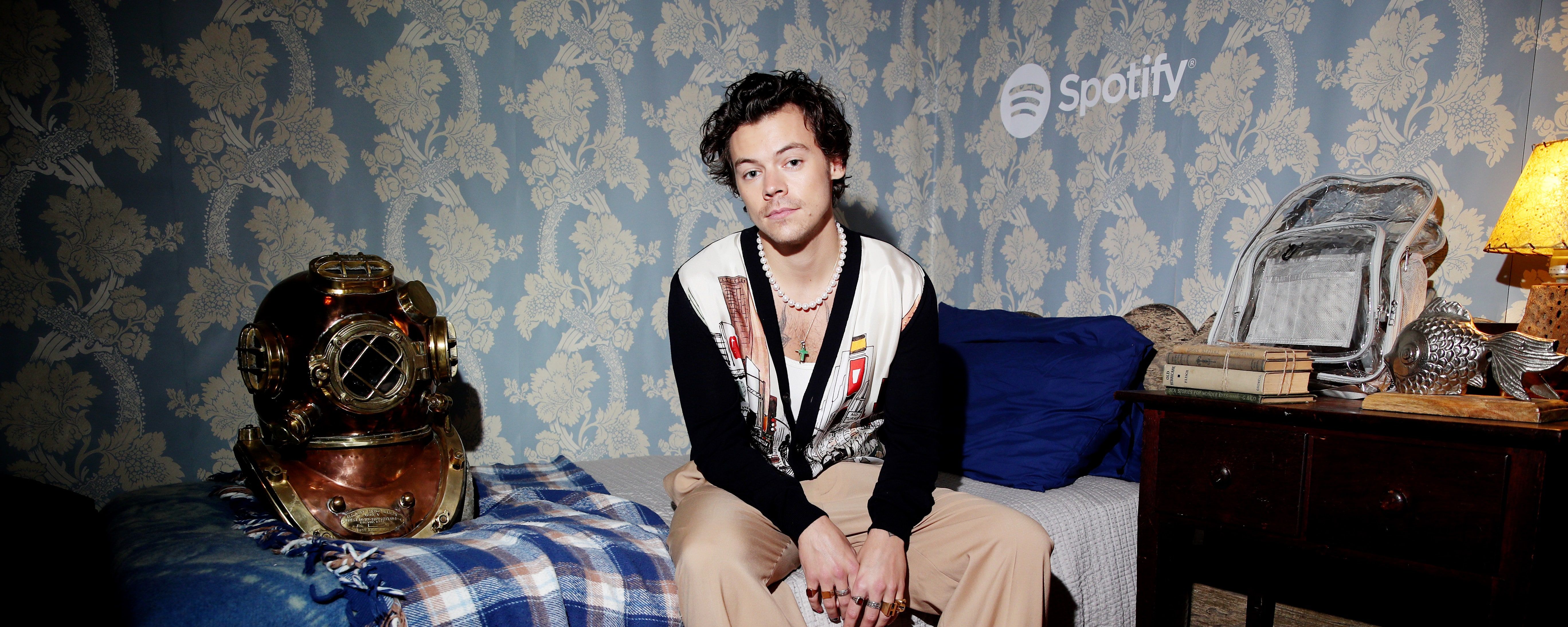 Harry Styles Wore a Very Ruffled Dress for “The Guardian Weekend