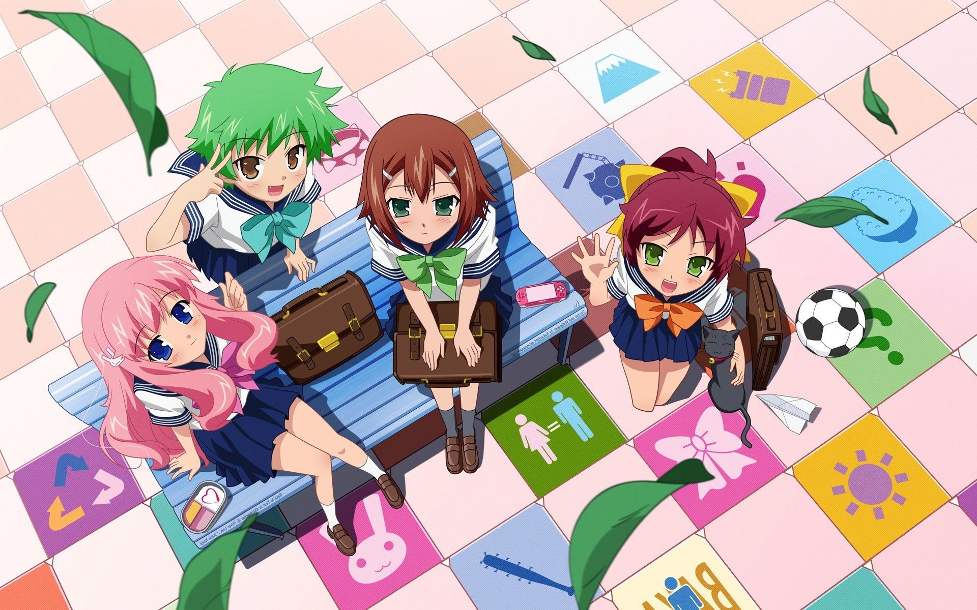 Baka To Test To Shoukanjuu, Anime, Anime Girls, Anime Boys