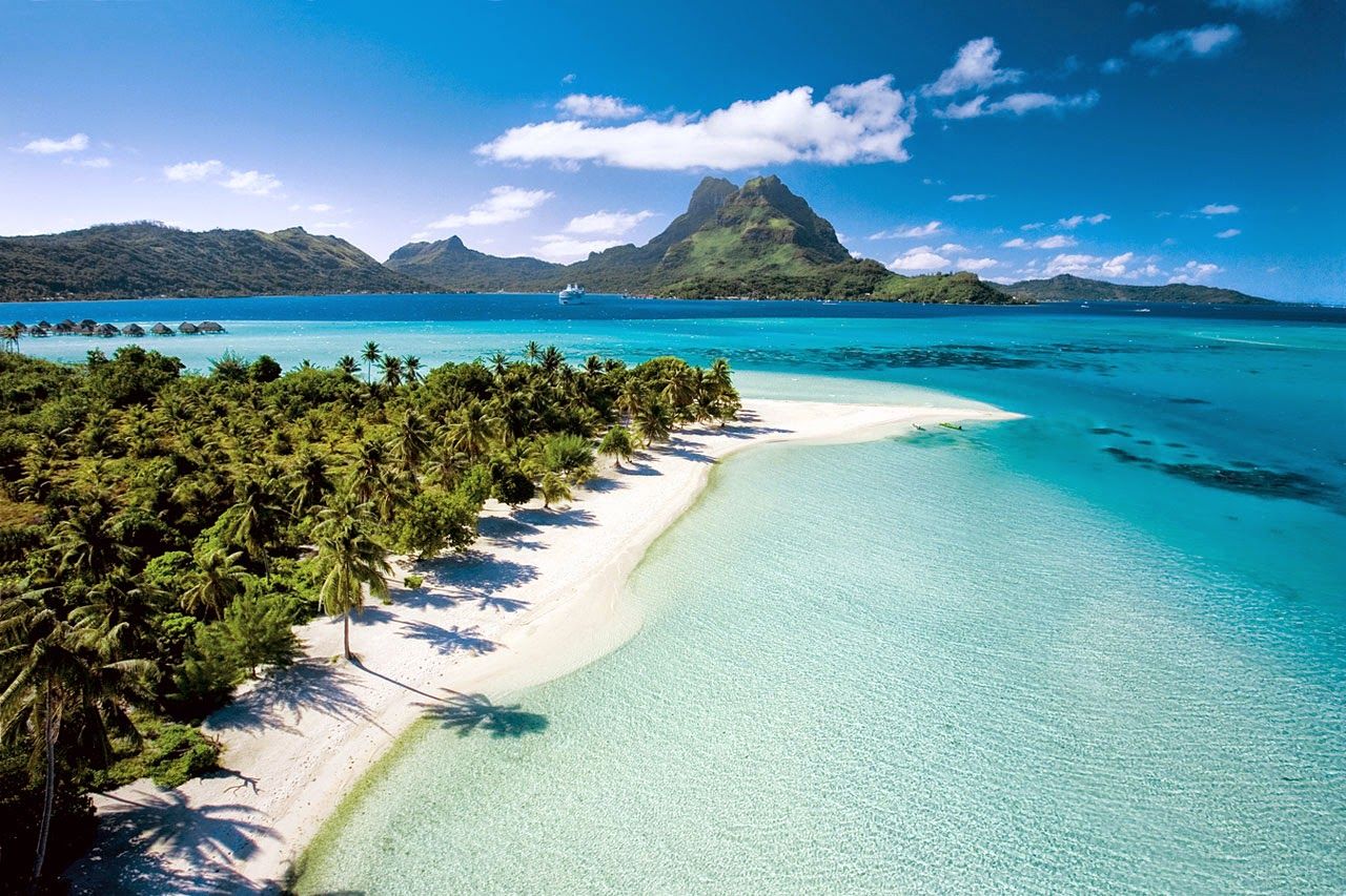 Best Romantic Matira Beach, Bora Bora, Tahiti. Wallpaper View HD