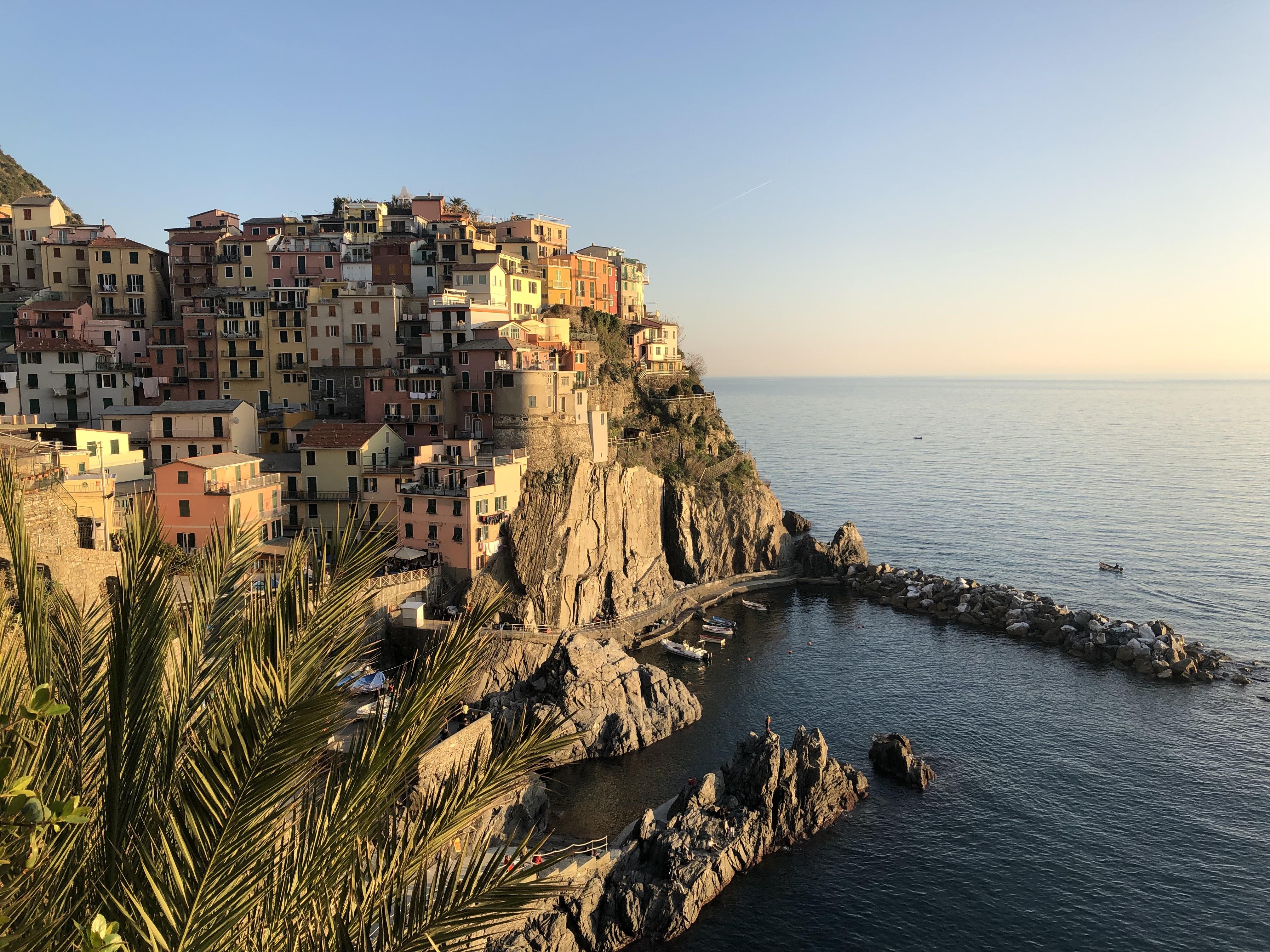 Watched the sunset in Manarola, Cinque Terre, Italy last week