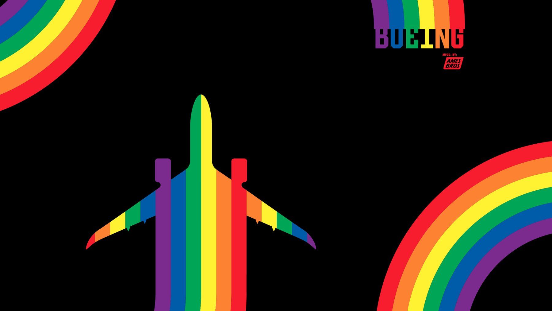 Ames Bros Boeing Pride Desktop Wallpaper