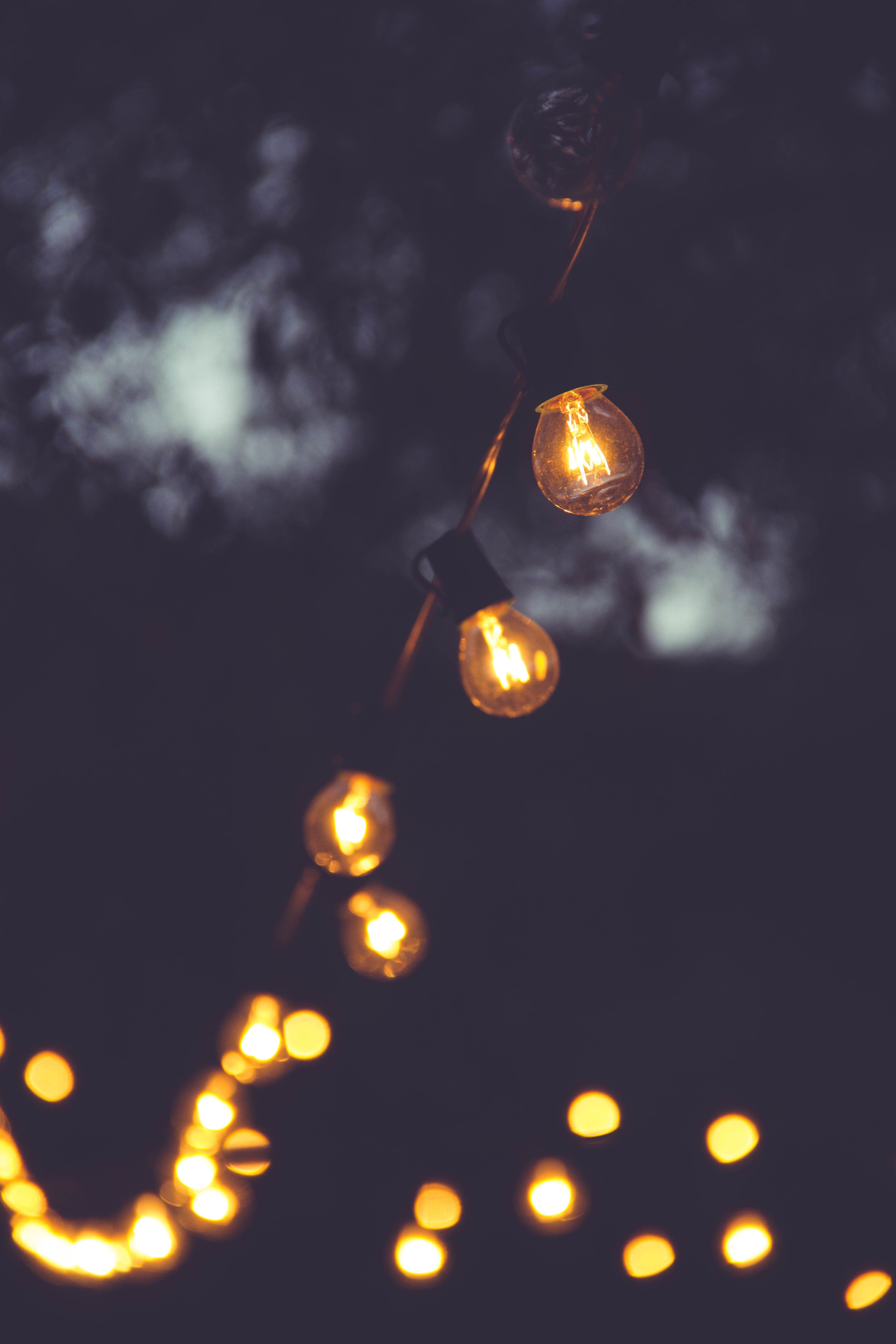 Download wallpaper 3456x5184 lamp, electricity, dark, lighting HD