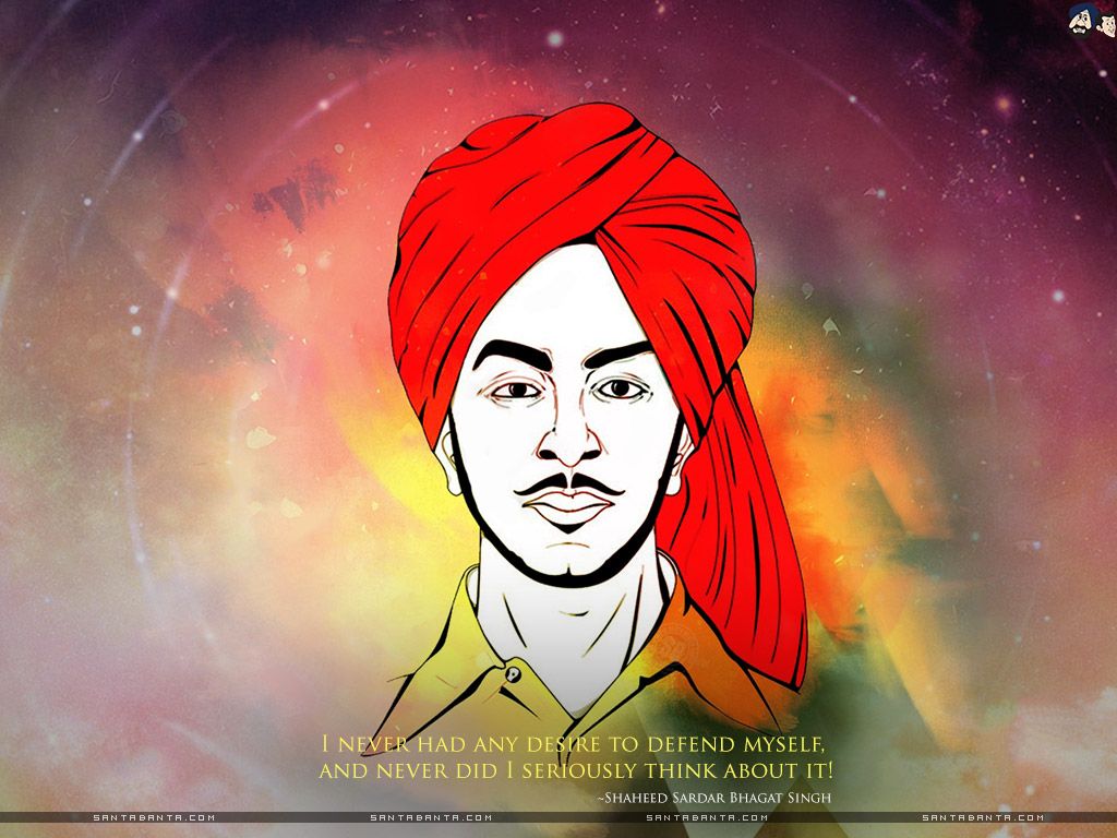 Download Bhagat Singh Wallpaper Desktop, HD Background Download