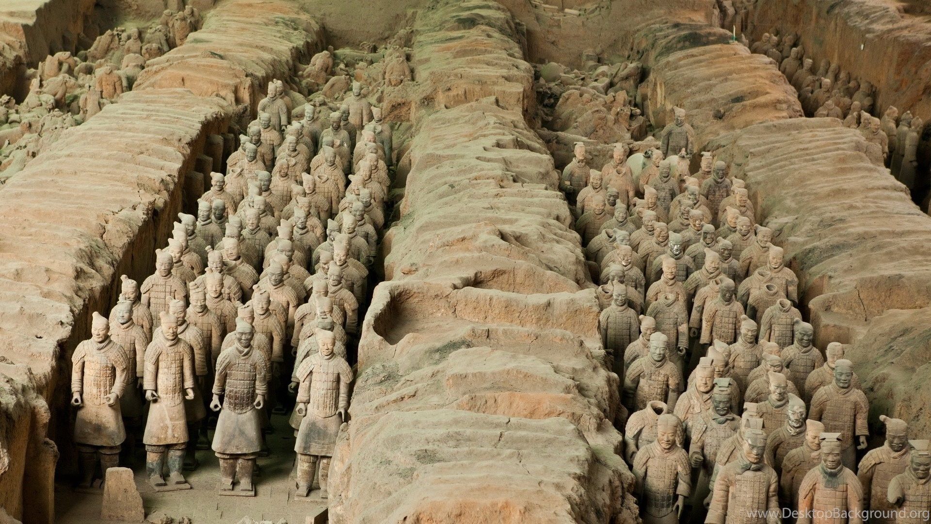Download Wallpaper China, Archaeology, The Terracotta Army With