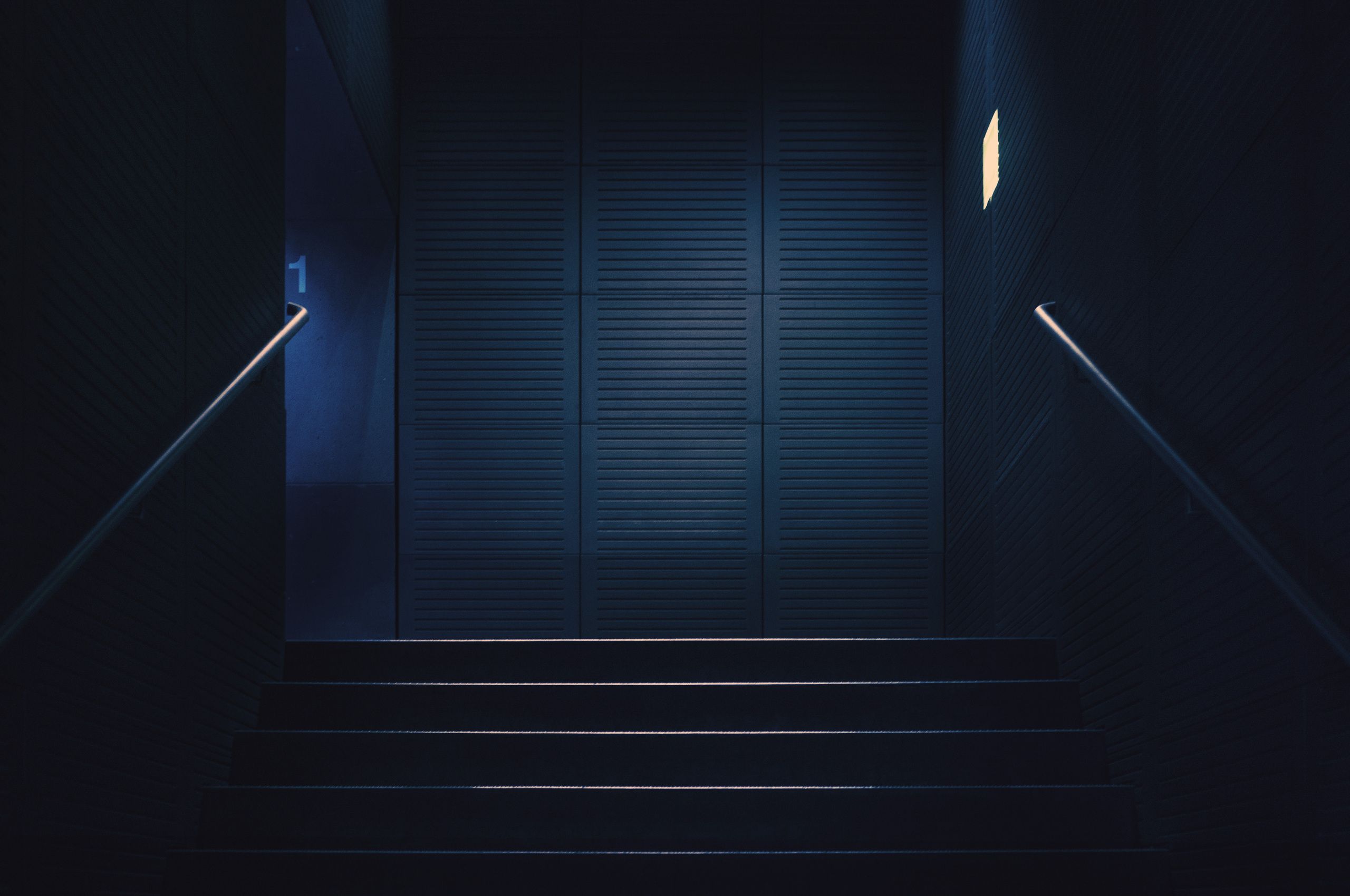 Stairway Dark Lights Minimalism 4k Chromebook Pixel HD