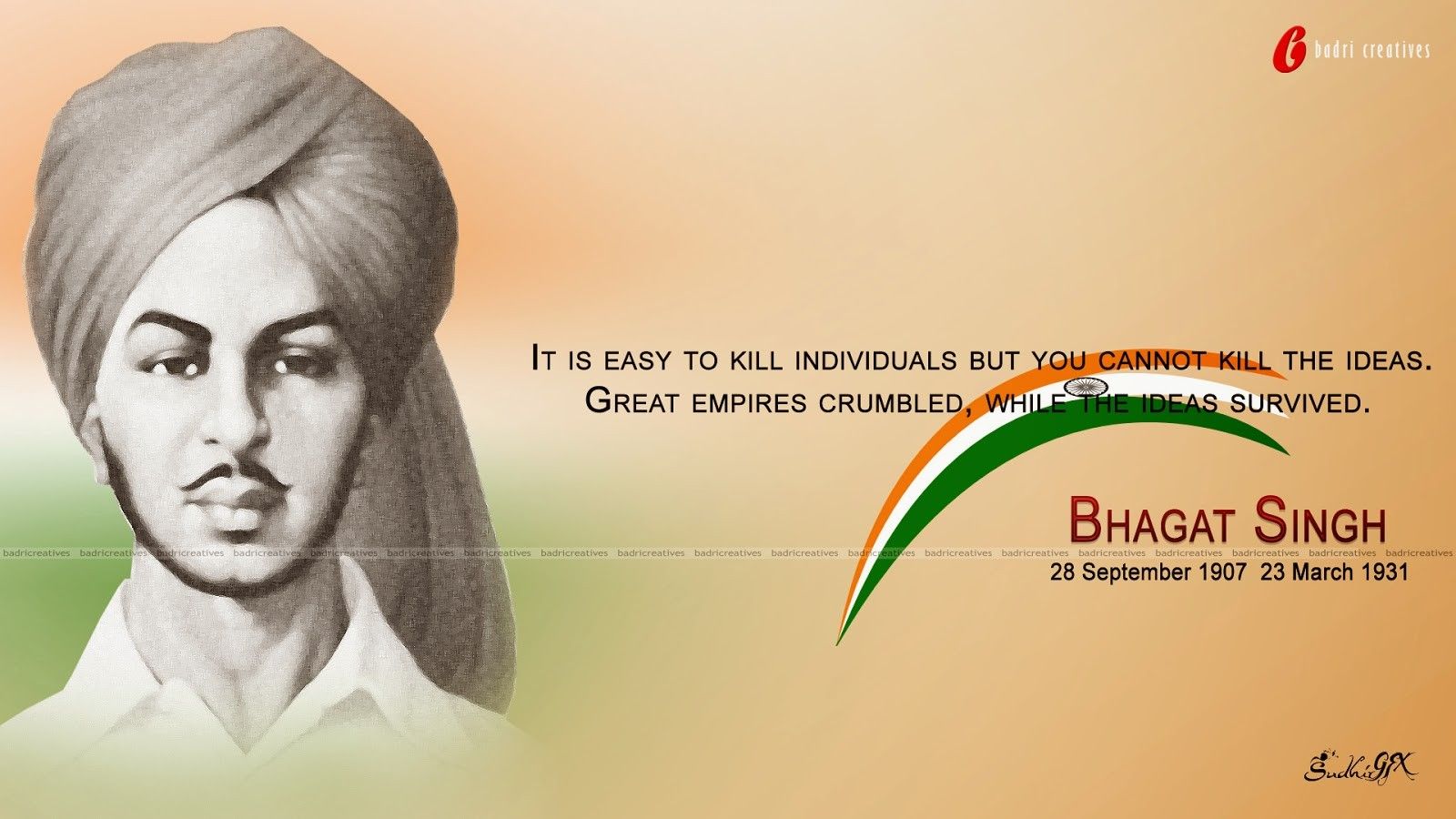 Bhagat Singh Desktop Wallpaper 12099