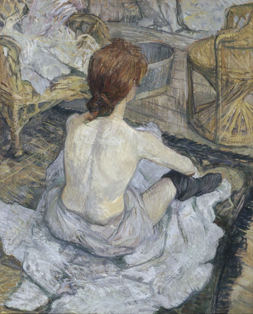 Rousse (La Toilette) Henri De Toulouse Lautrec On USEUM