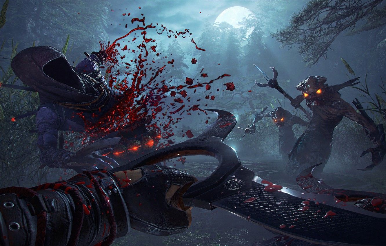 Wallpaper blood, creatures, Shadow warrior - for desktop