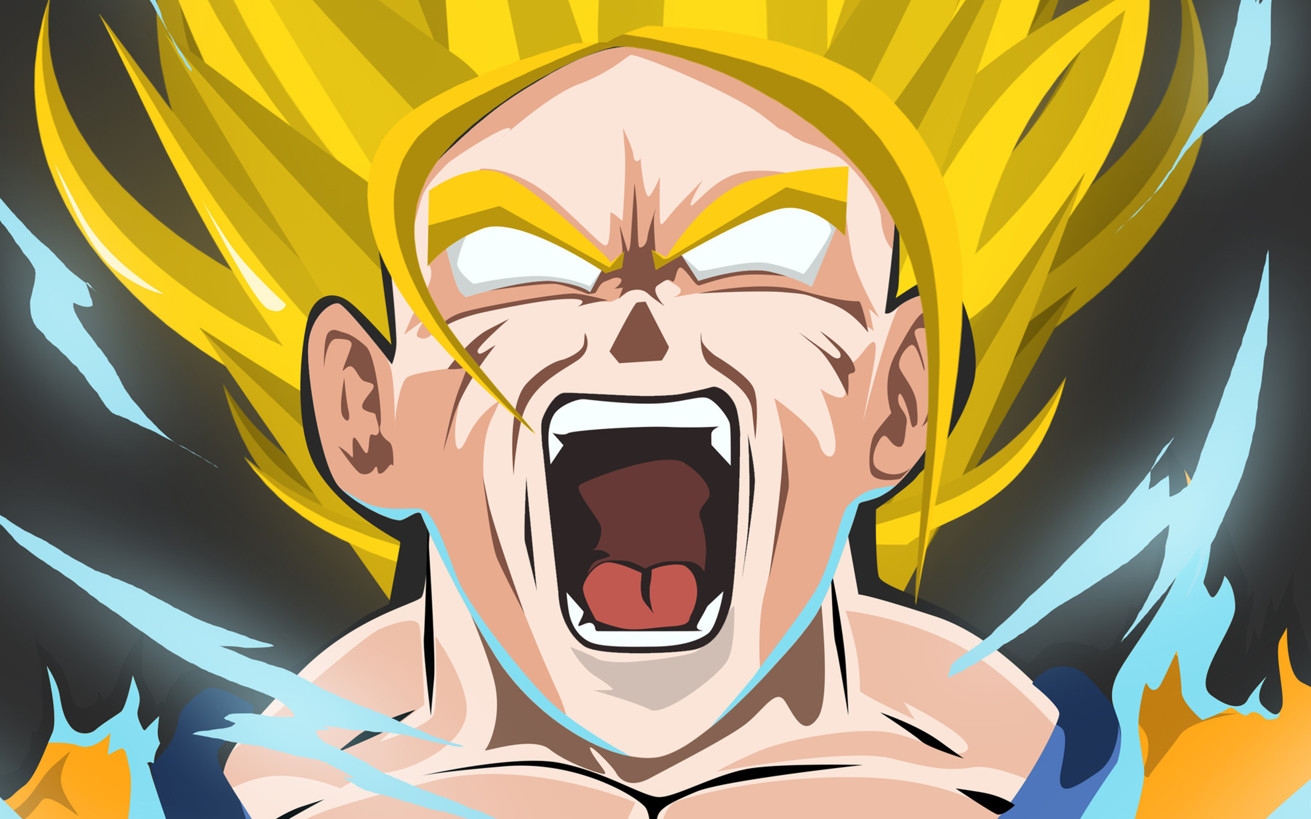 Goku, Super Saiyan 2 HD Wallpaper. Background Imagex1600