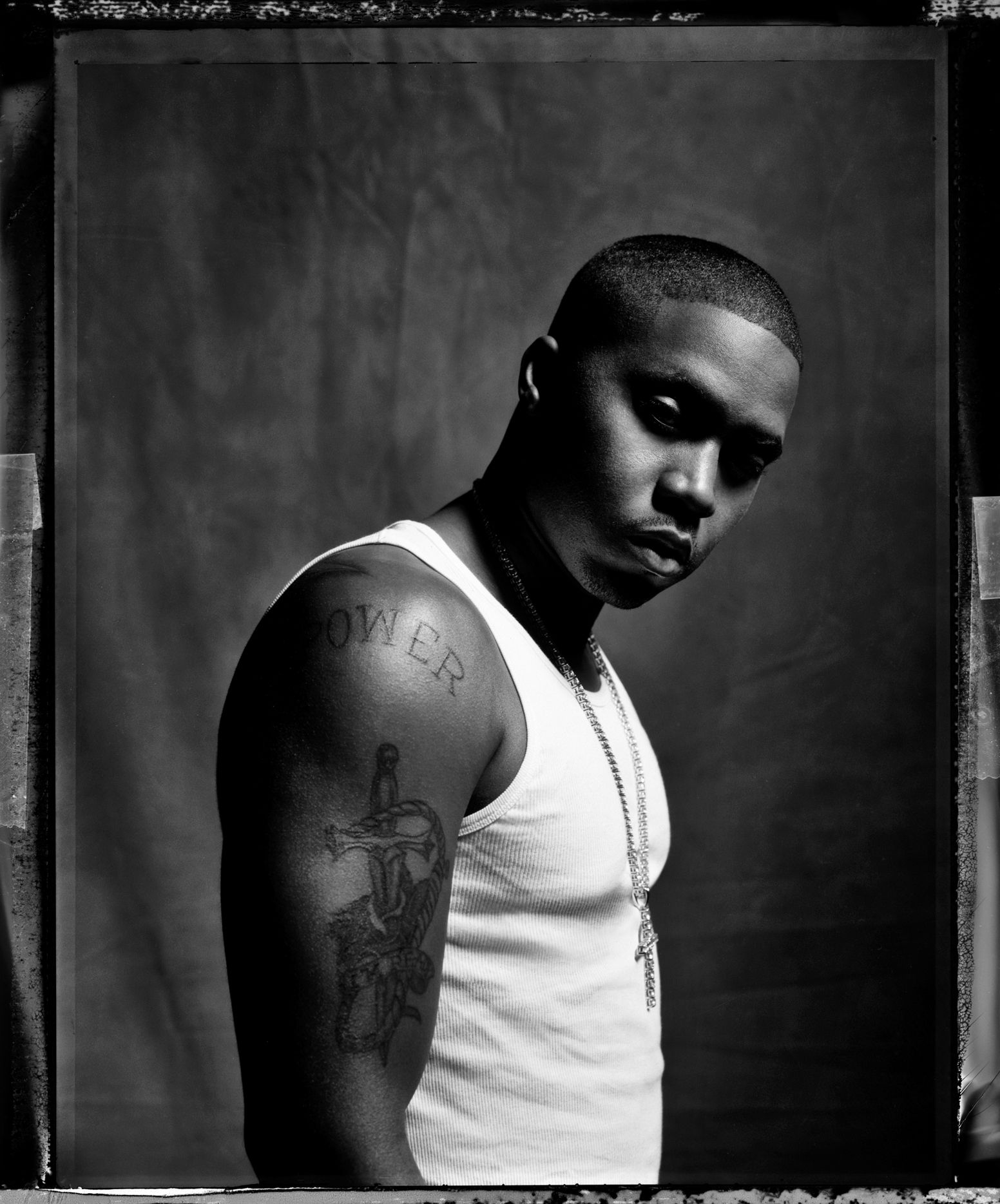 Download Poster Of American Rapper Nas Wallpaper | Wallpapers.com
