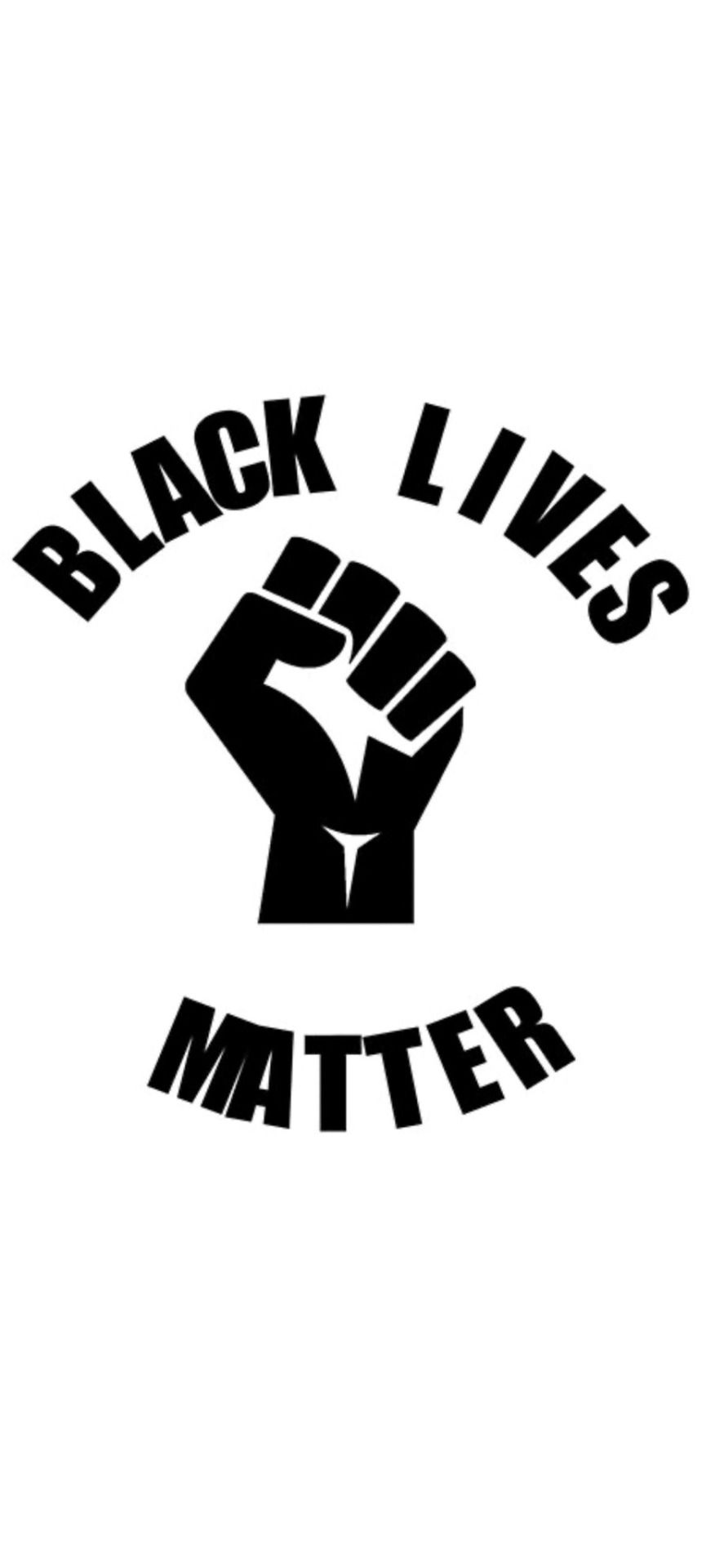 Black Lives Matter Fist Rainbow Wallpaper