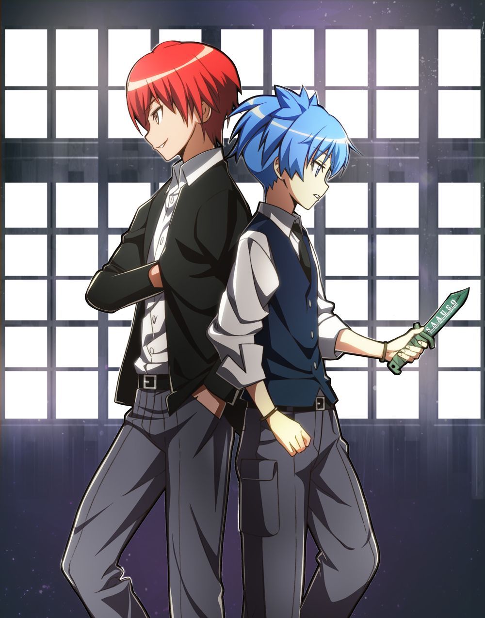 Assassination Classroom. Two of my fav characters. The ending was