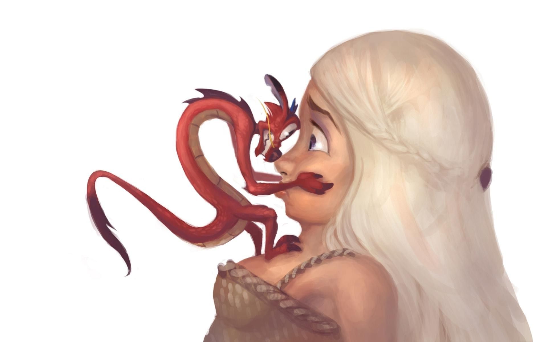 Disney, Mushu, Daenerys Targaryen, Mulan, Game Of Thrones
