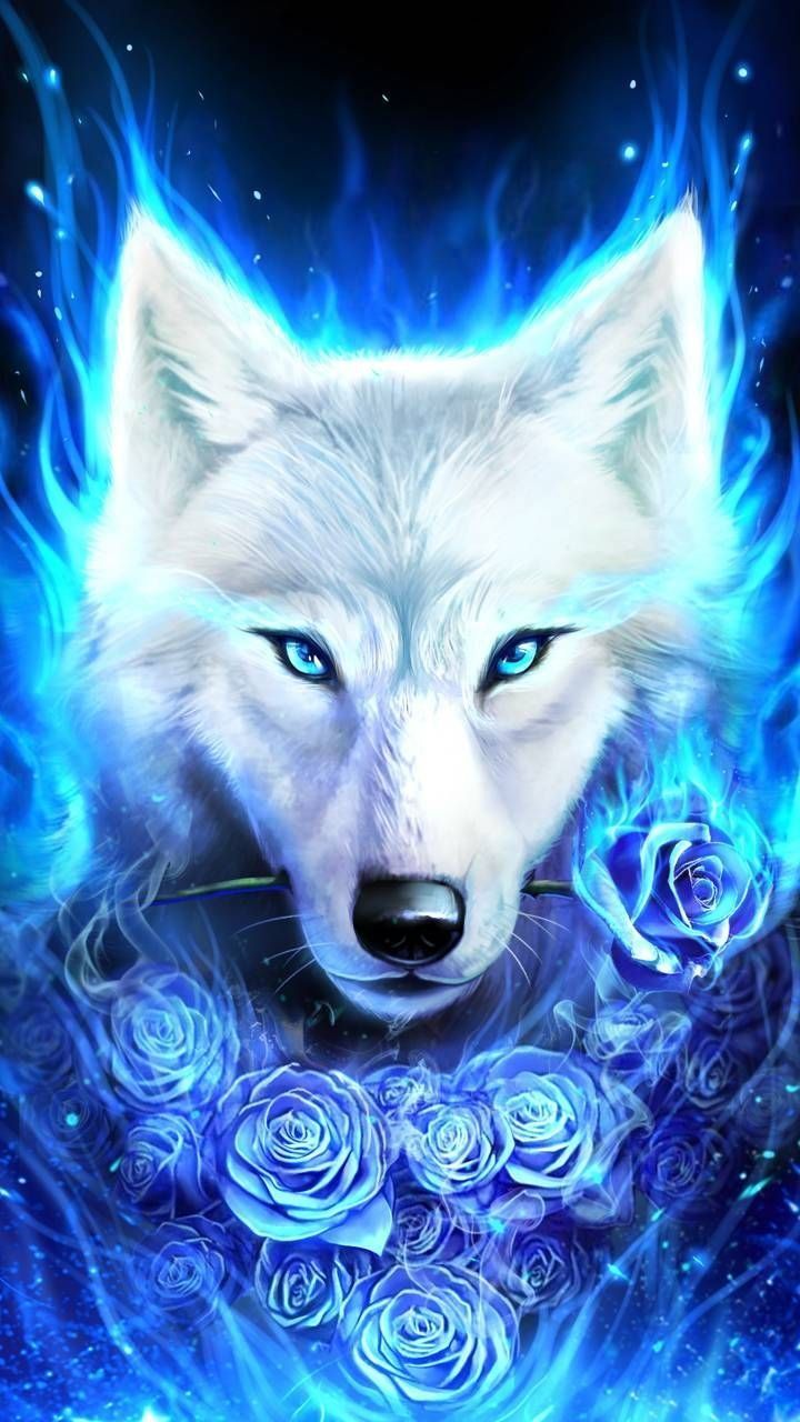 Spirit Fantasy Magic Wolf Wallpaper