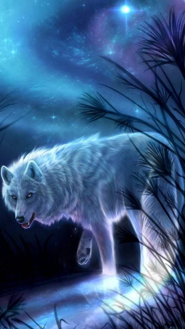 Spirit wolf wallpaper