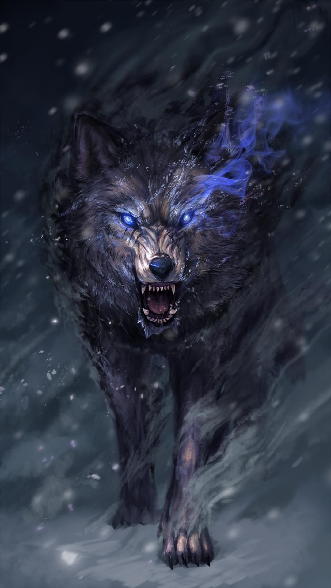 Spirit Wolf Wallpaper en 2020. Loup fantasy, Loup animation