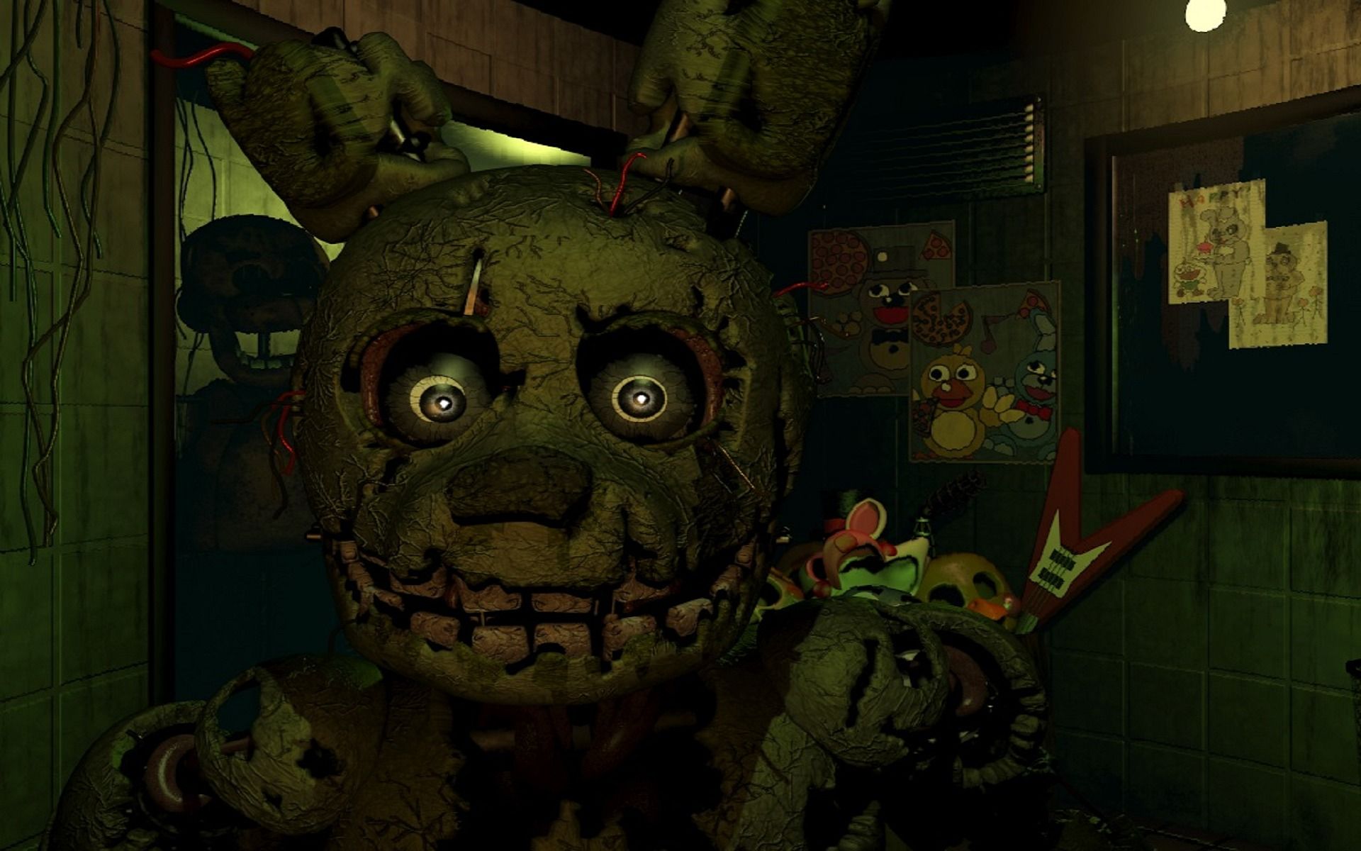 FIVE NIGHTS AT FREDDY'S 3 SPRINGTRAP NEW ANIMATRONIC GMOD …