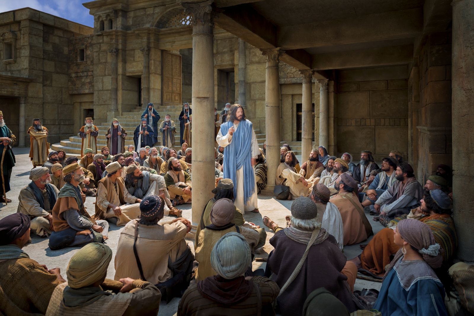 Jesus Teaching a Multitude. Latter–day Saints Channel