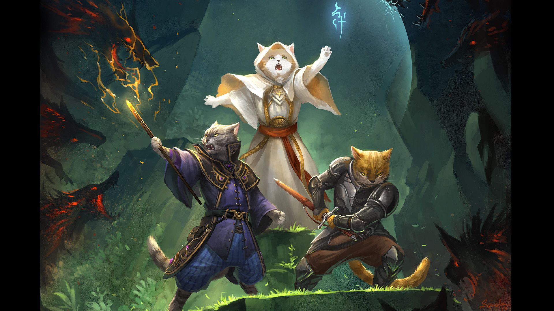 Cat Party Wallpapers - Wallpaper Cave