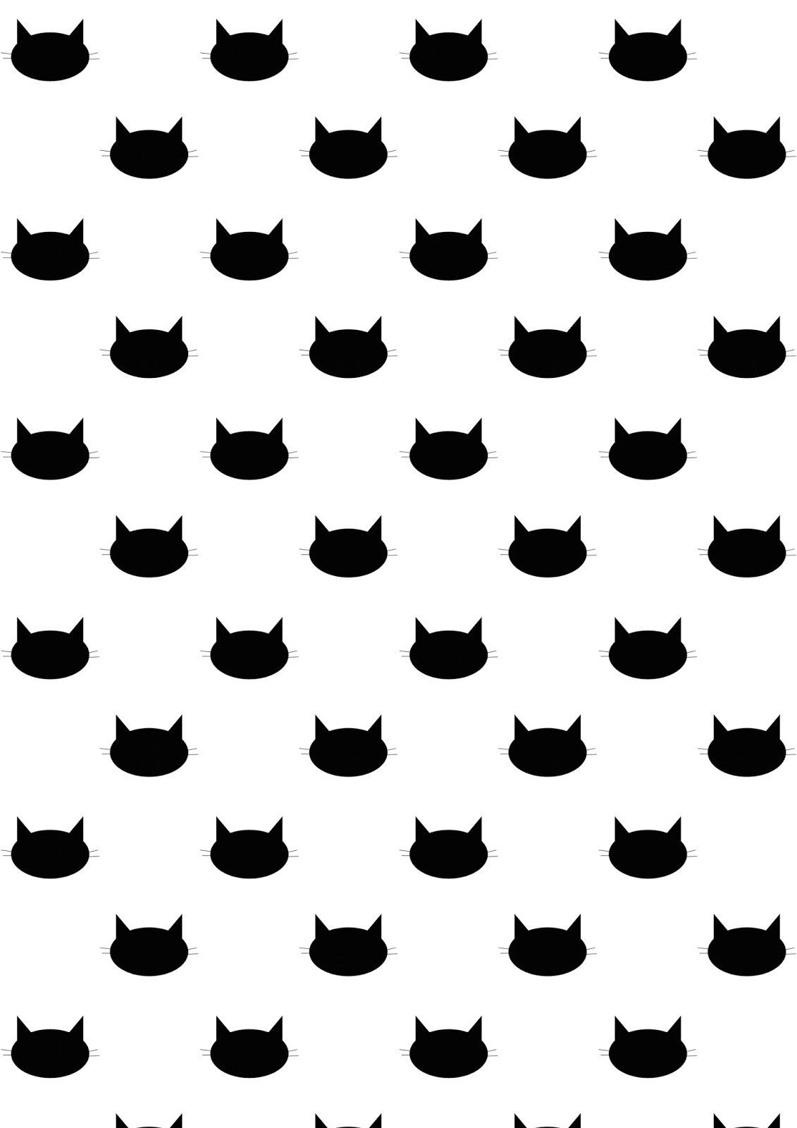Free digital cat scrapbooking paper Geschenkpapier