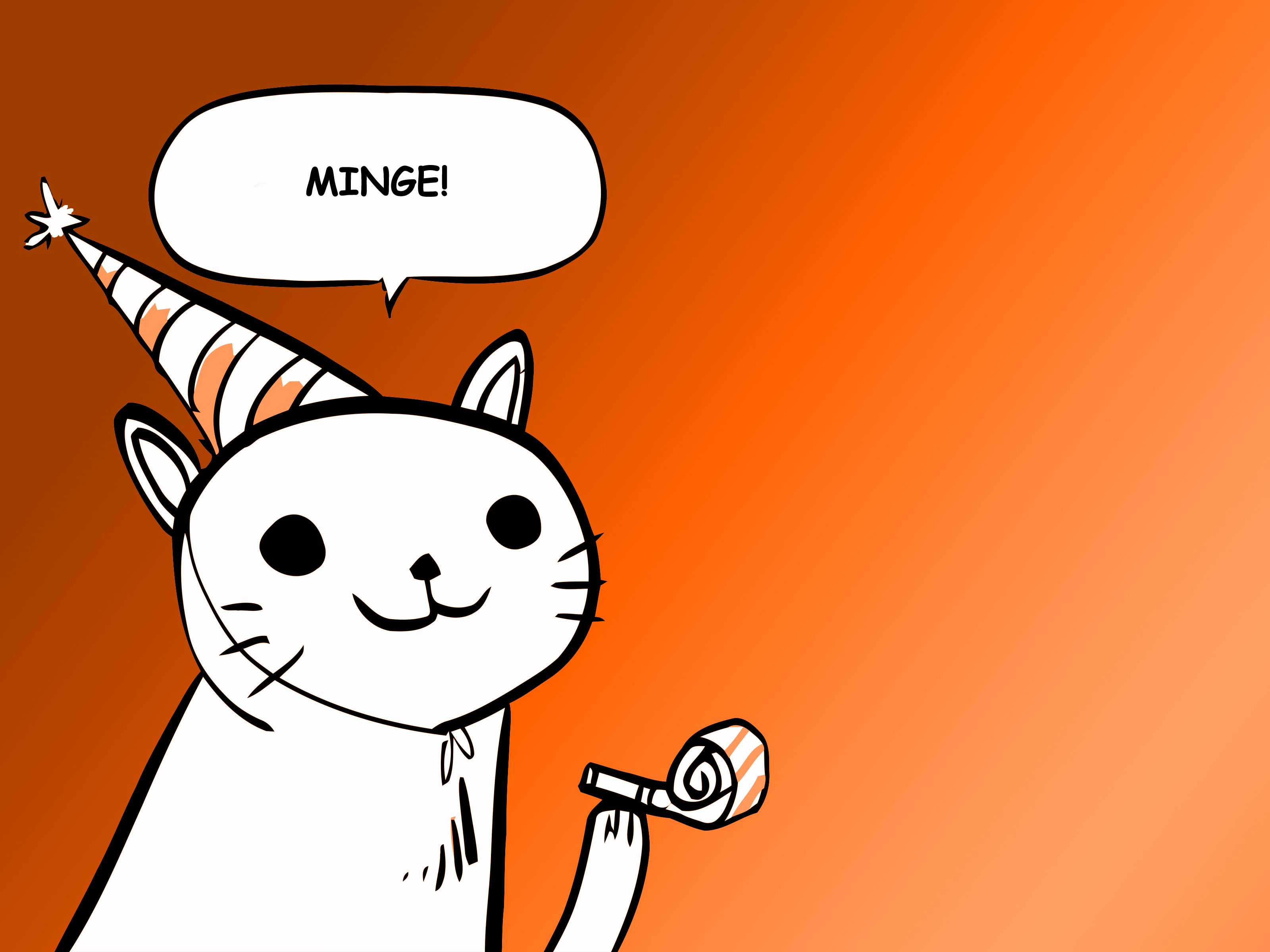 Cartoon Cat Background for Computer