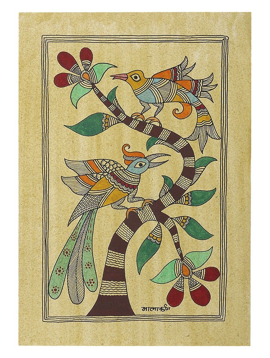 Buy Online. Gond painting, Indian folk art, Kalamkari painting