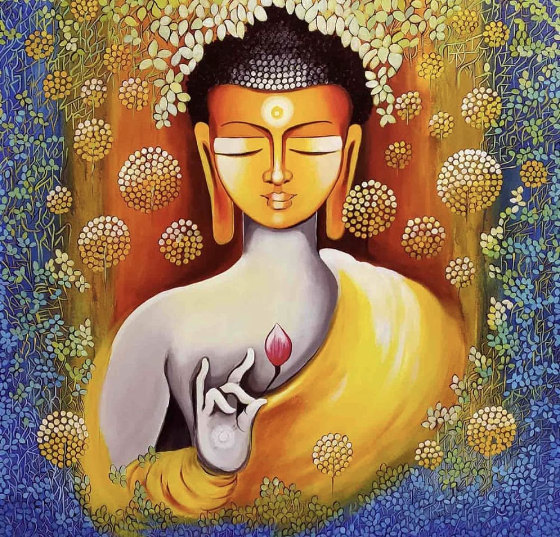 Gods. Buddha painting, Indian art