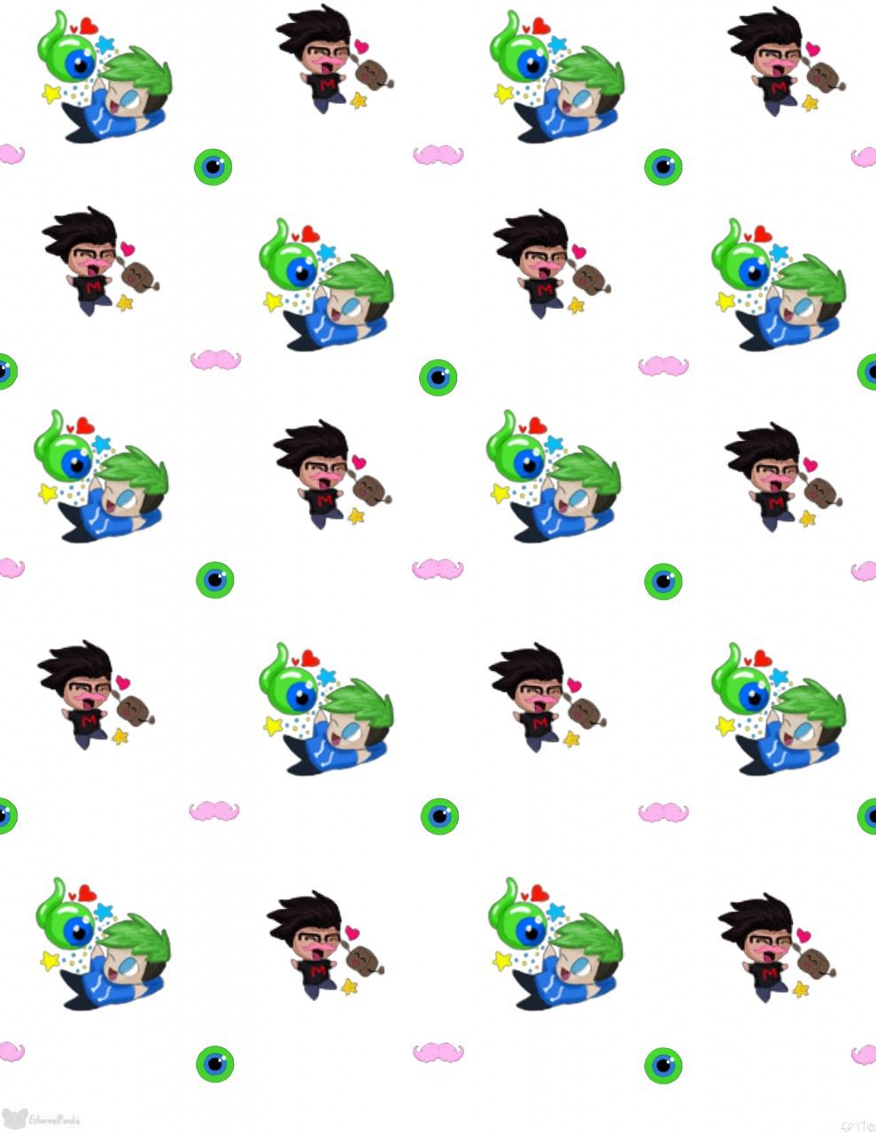 Septiplier Wallpaper (White) by EtherealPanda - Fur Affinity [dot] net
