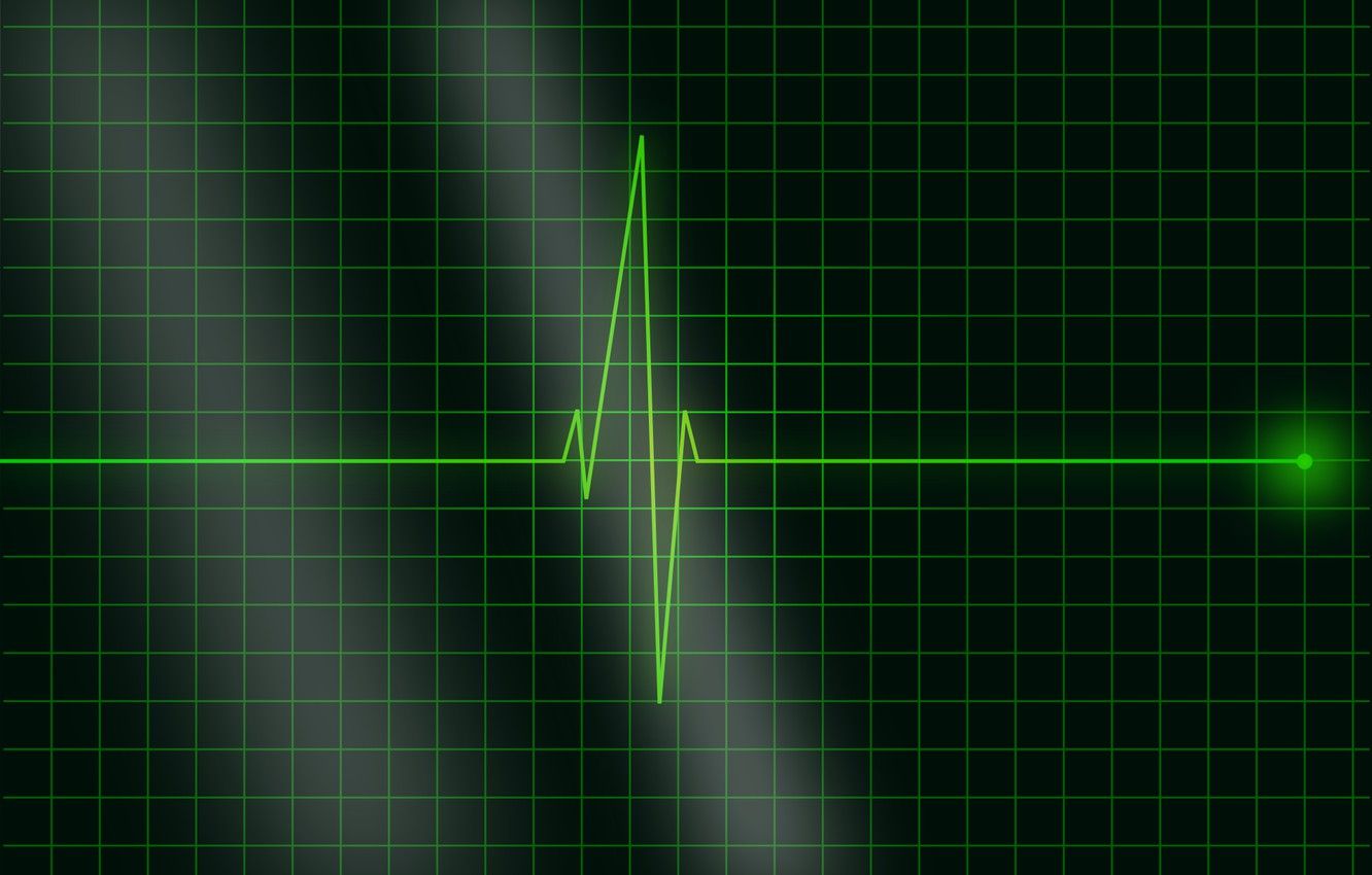 Wallpaper pulse, cardiogram, frequency image for desktop, section