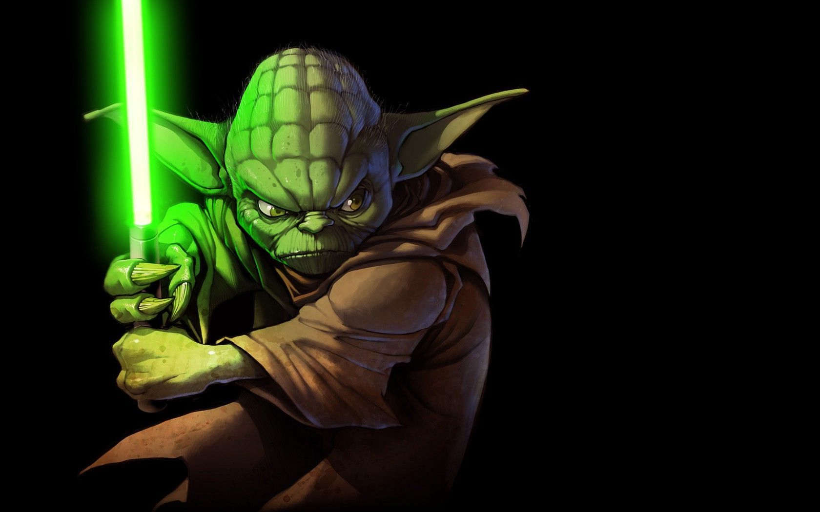 Yoda, Star Wars, Lightsaber Wallpaper HD / Desktop and Mobile
