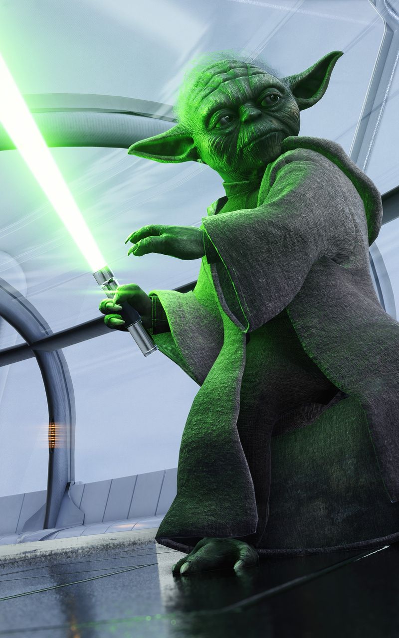 Yoda Star Wars Battlefront II 5k Nexus Samsung Galaxy