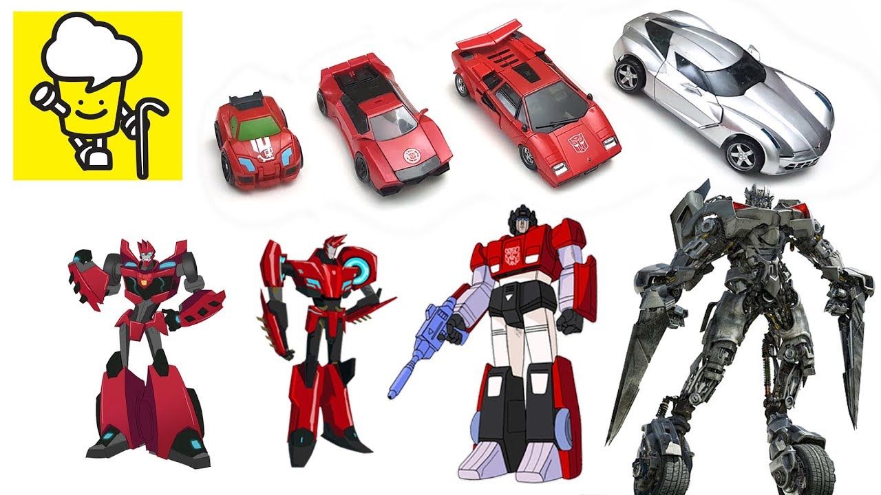 Different Sideswipe Transformer robot lamborghini toys ランス