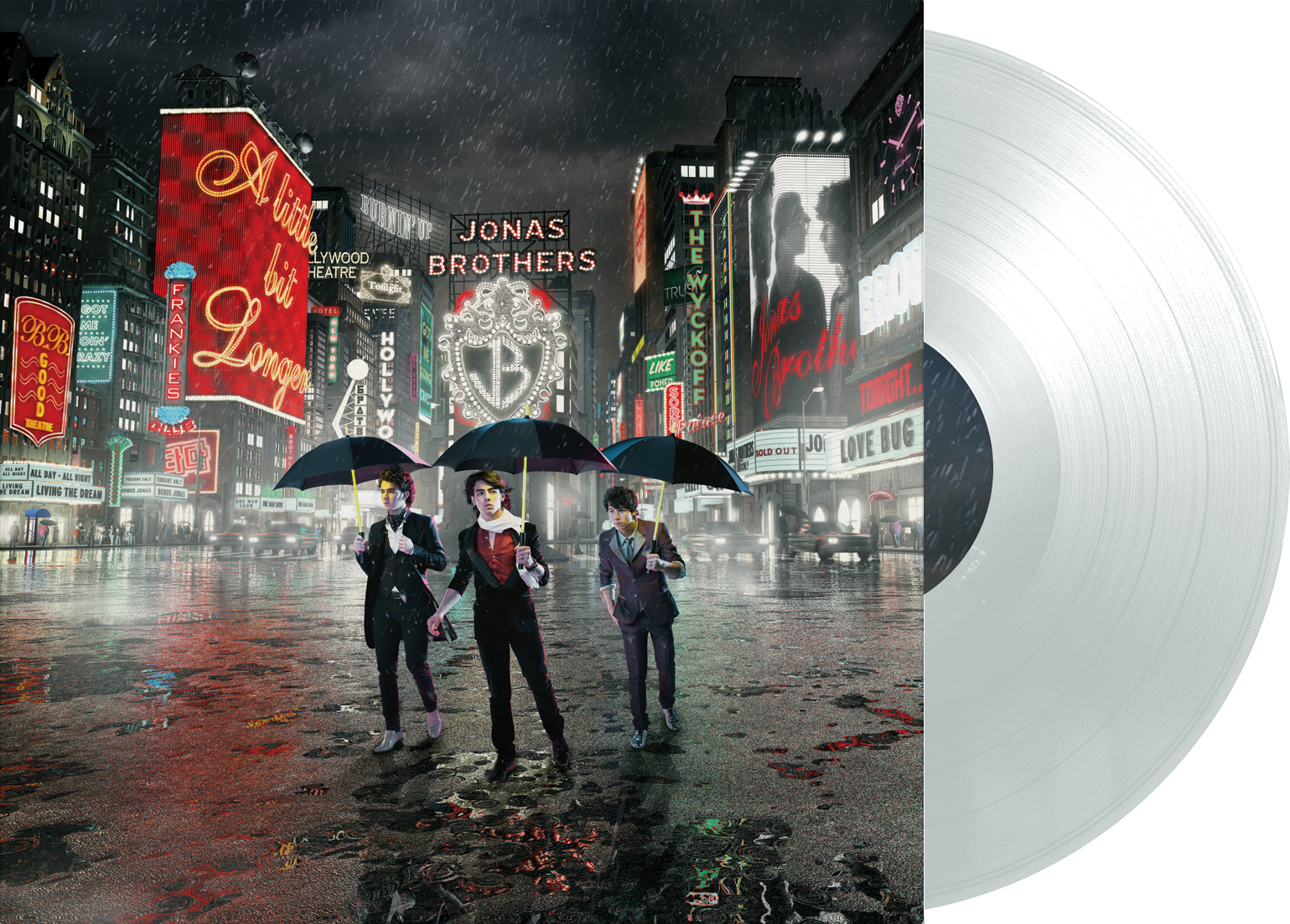 Jonas Brothers Little Bit Longer LP (Clear vinyl)