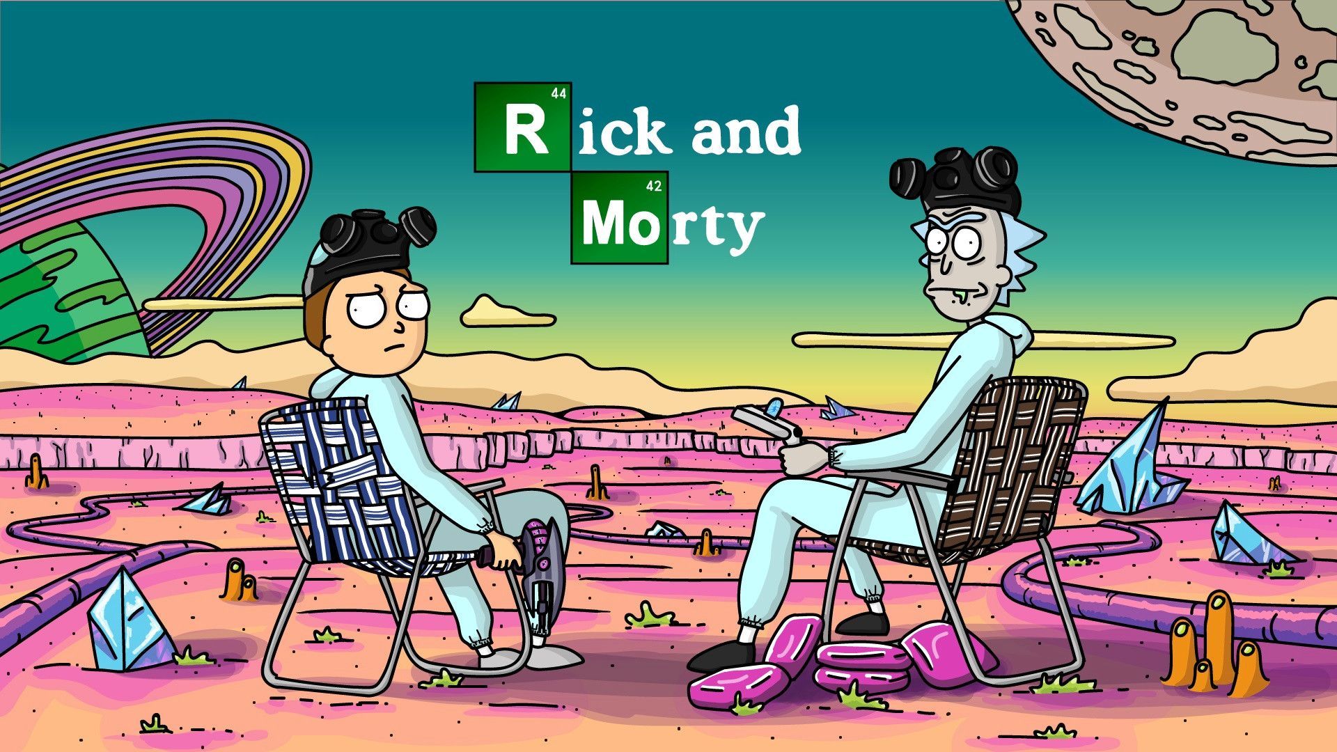 Rick and Morty Breaking Bad 4K Wallpaper #7.2199