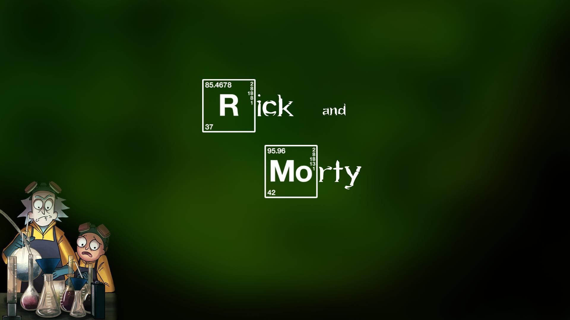 Live wallpaper Rick Morty Breaking Bad Reference 4K / interface