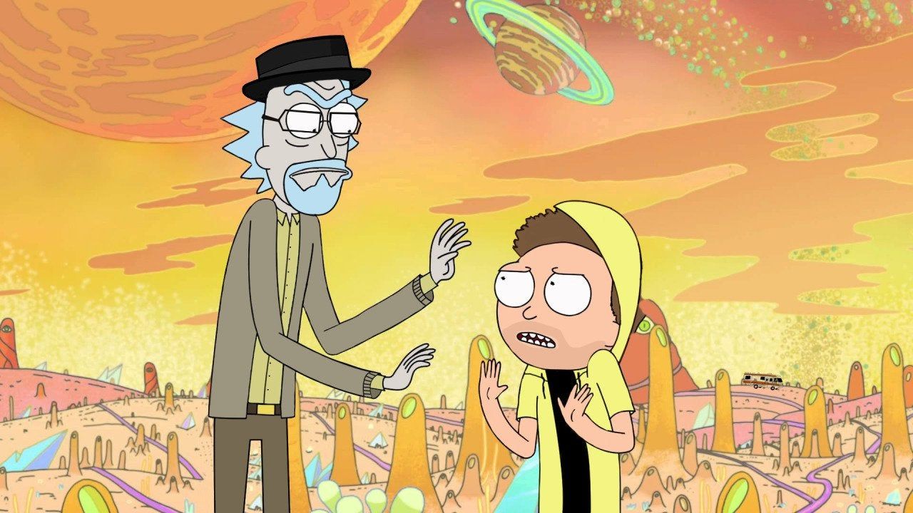 Download Rick And Morty Breaking Bad Wallpapers Wallpaper  GetWallsio
