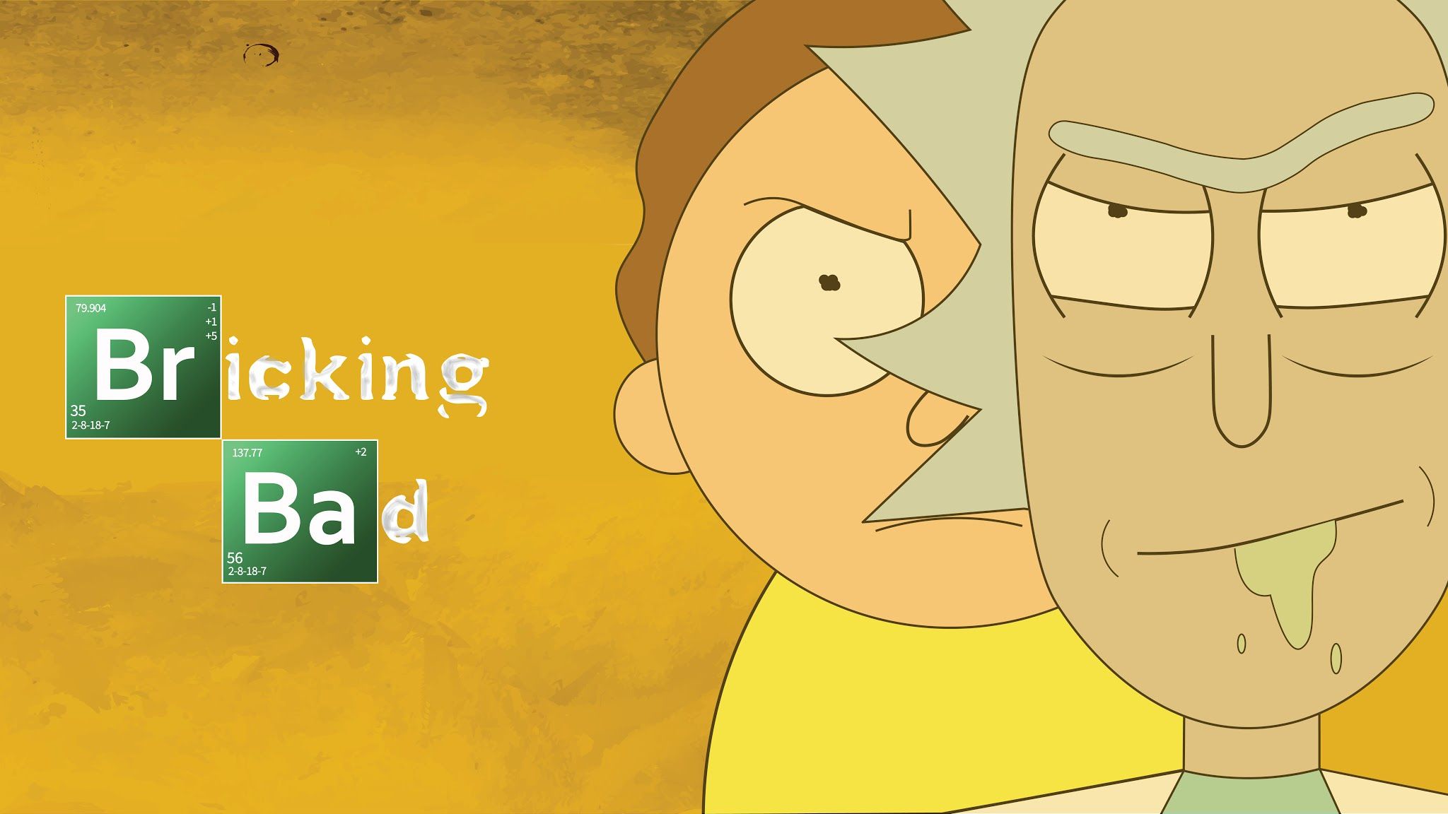 Rick and Morty X Breaking Bad Poster –