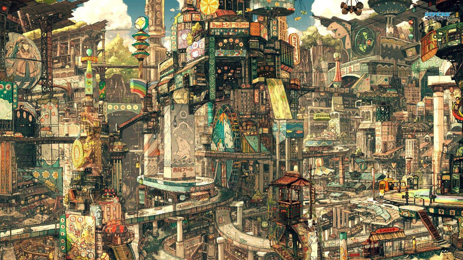 Fantasy Eastern City