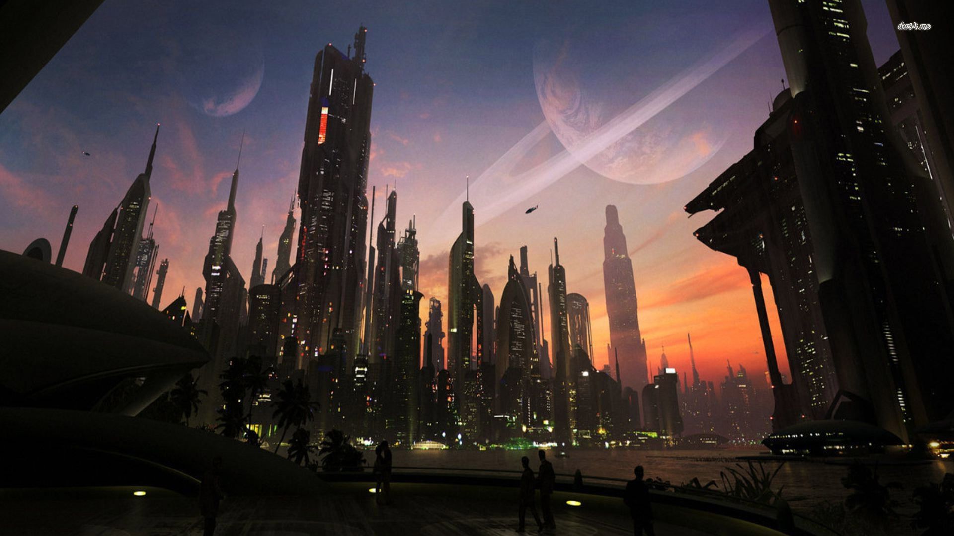Free download Future City Wallpaper 1080p HD Wallpaper