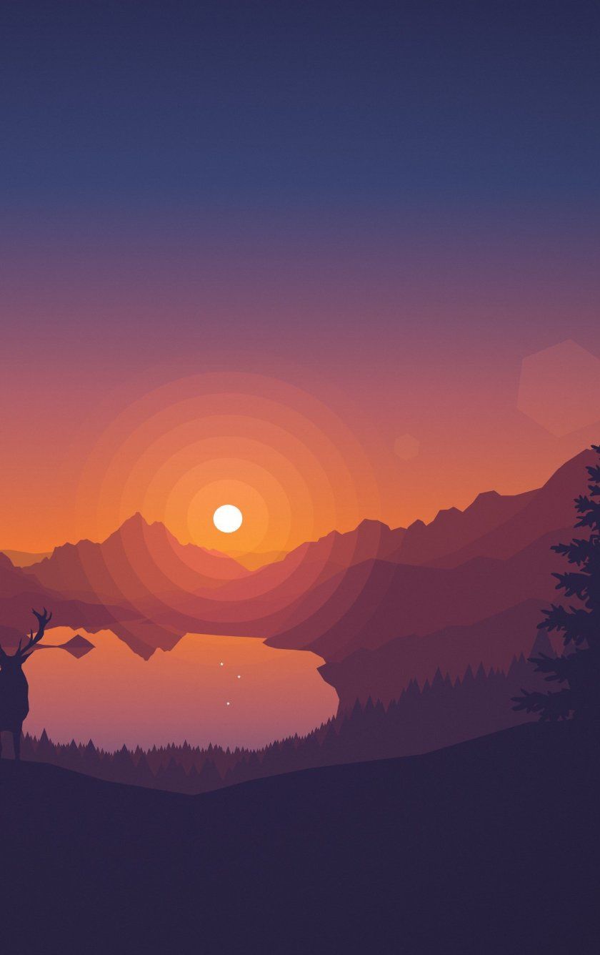 Minimalist Lakeside Wallpapers - Wallpaper Cave